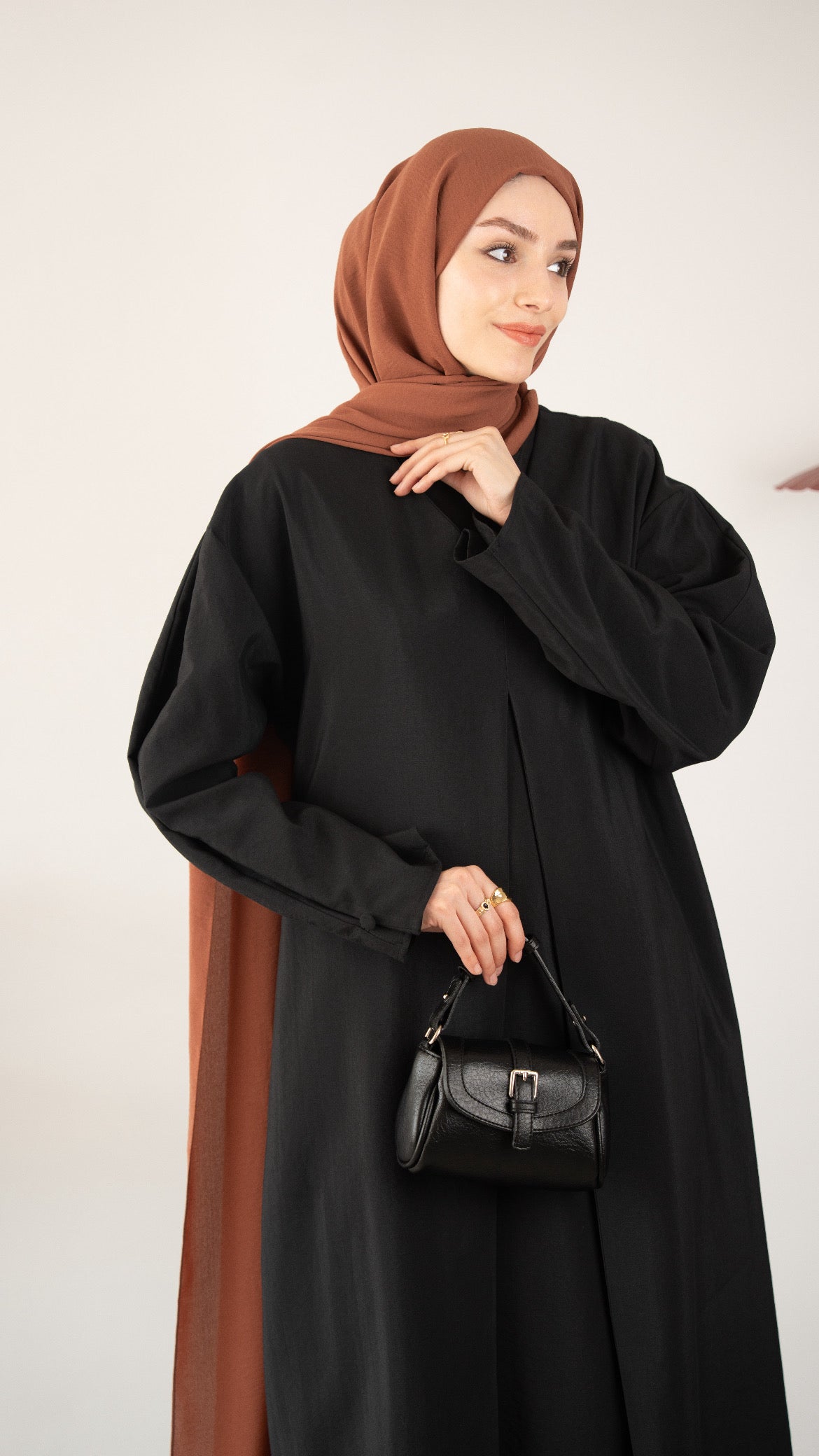 Katmanlı Elbise SİYAH