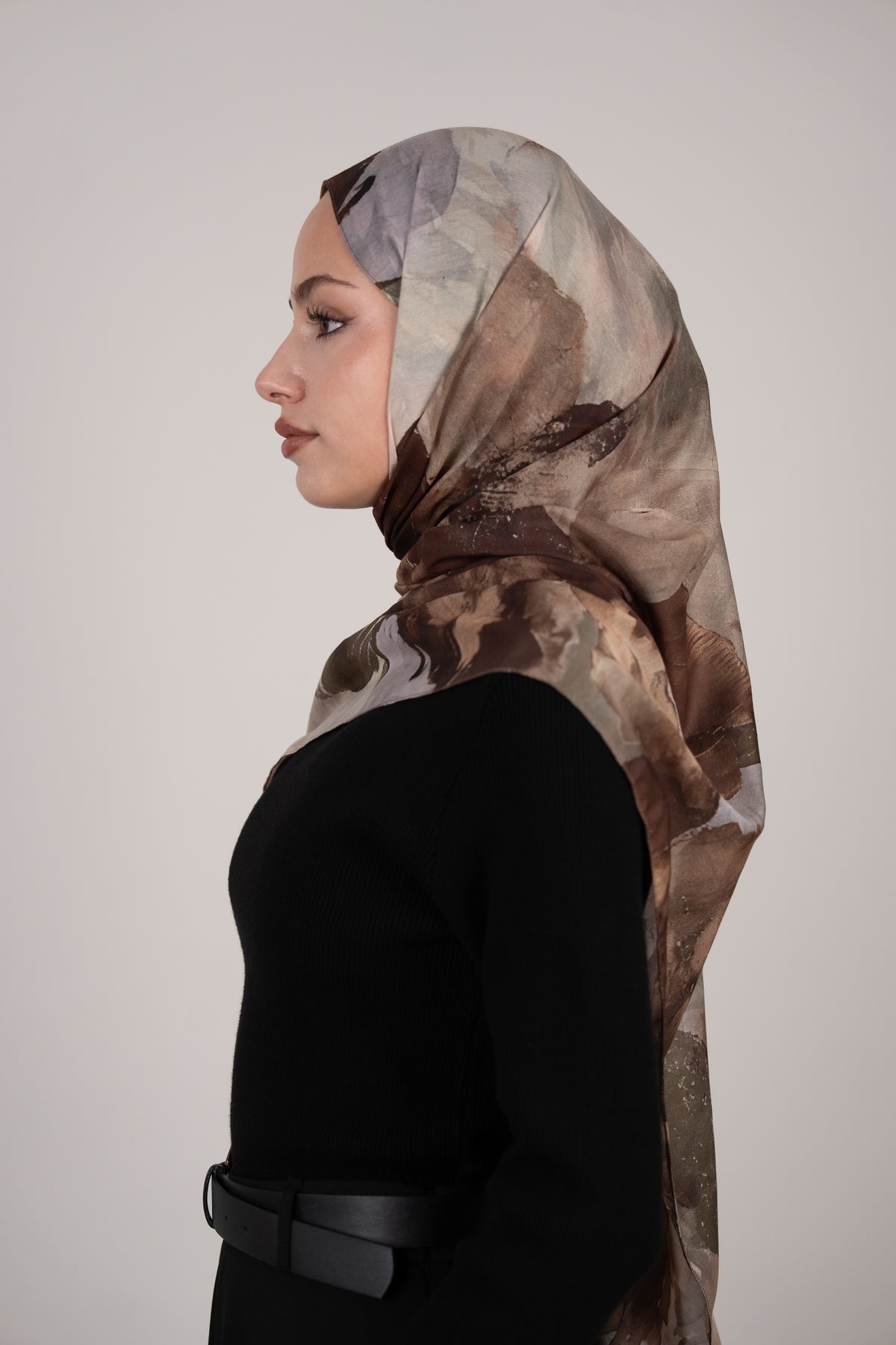 Flora Reverie Çift Taraflı Şal GÜL KURUSU