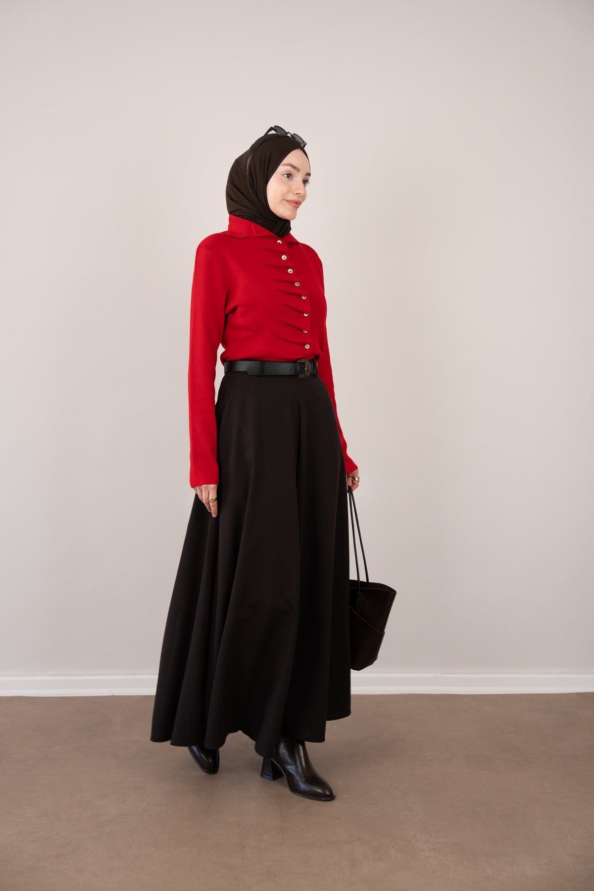 Pantolon Etek KAHVERENGİ