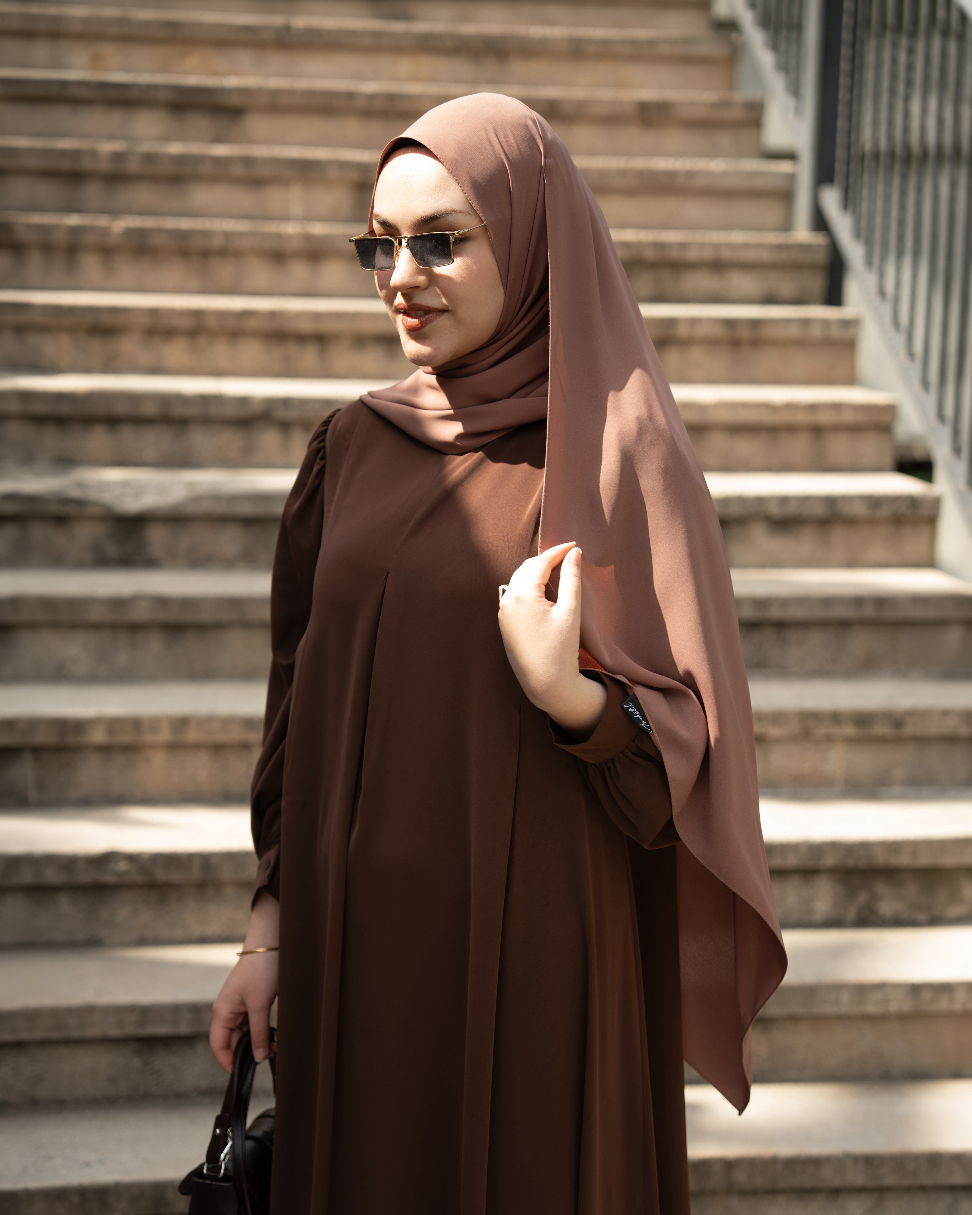 Alya Elbise KAHVERENGİ