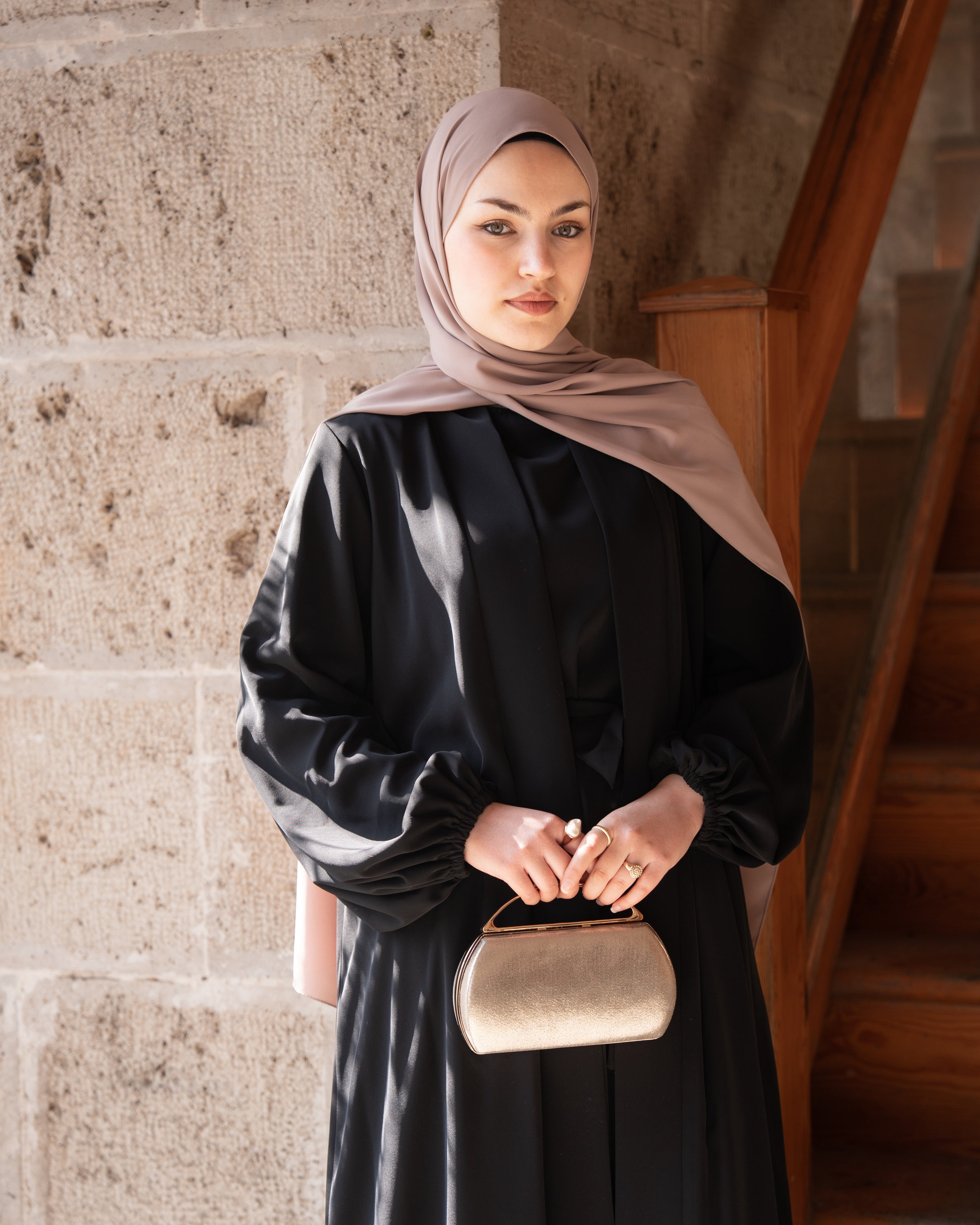Luxury Abaya Takım SİYAH