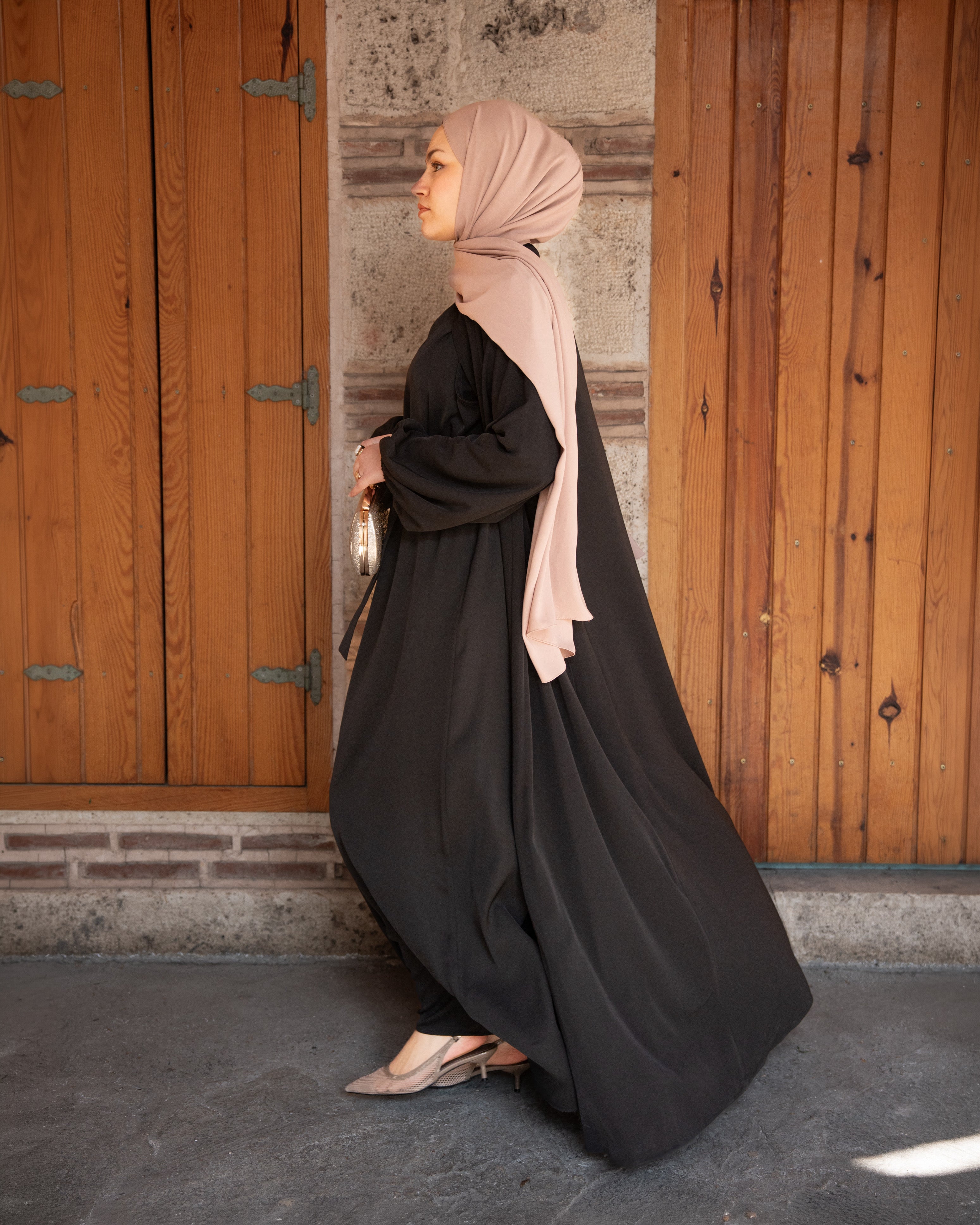 Luxury Abaya Takım SİYAH