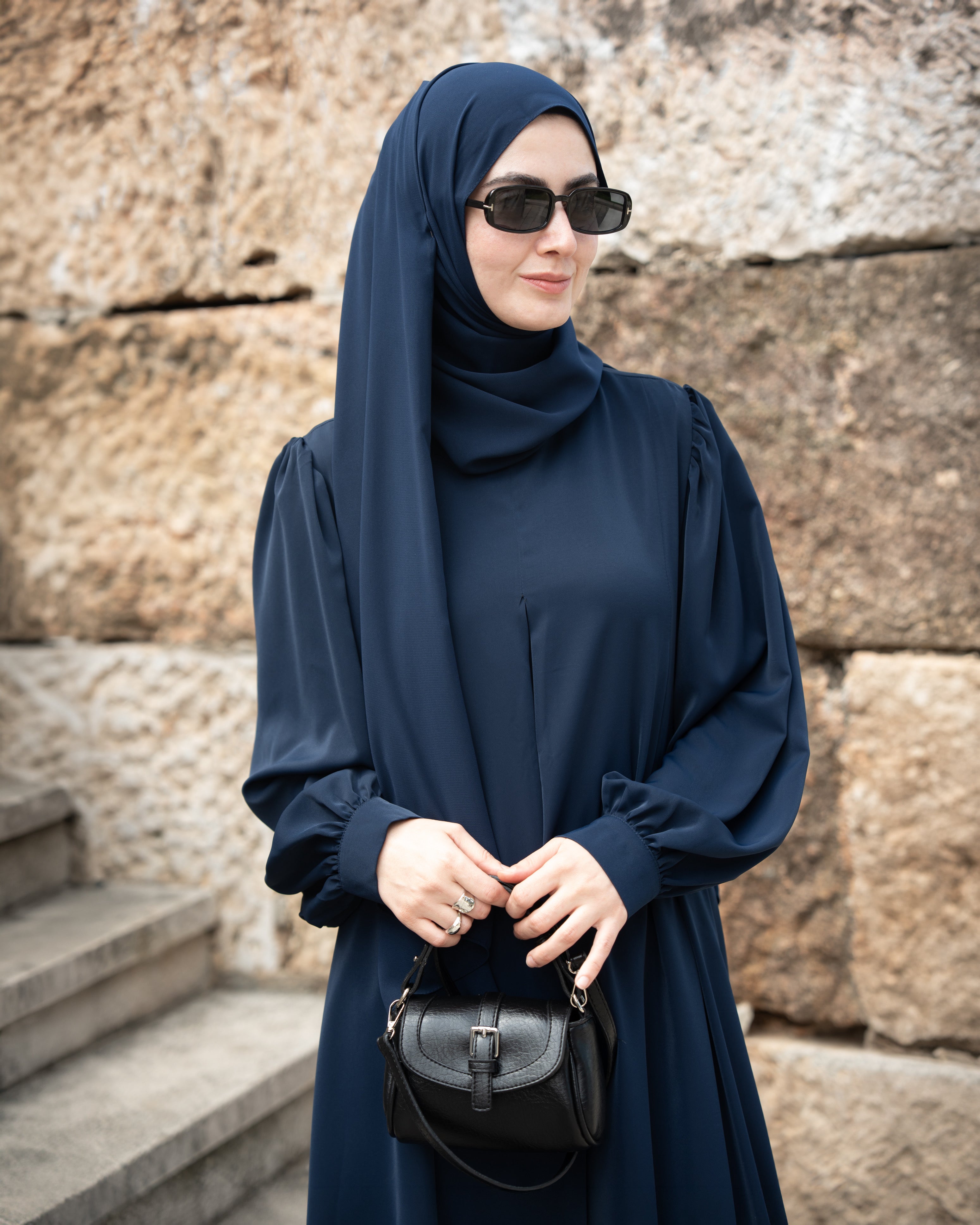 Alya Elbise LACİVERT