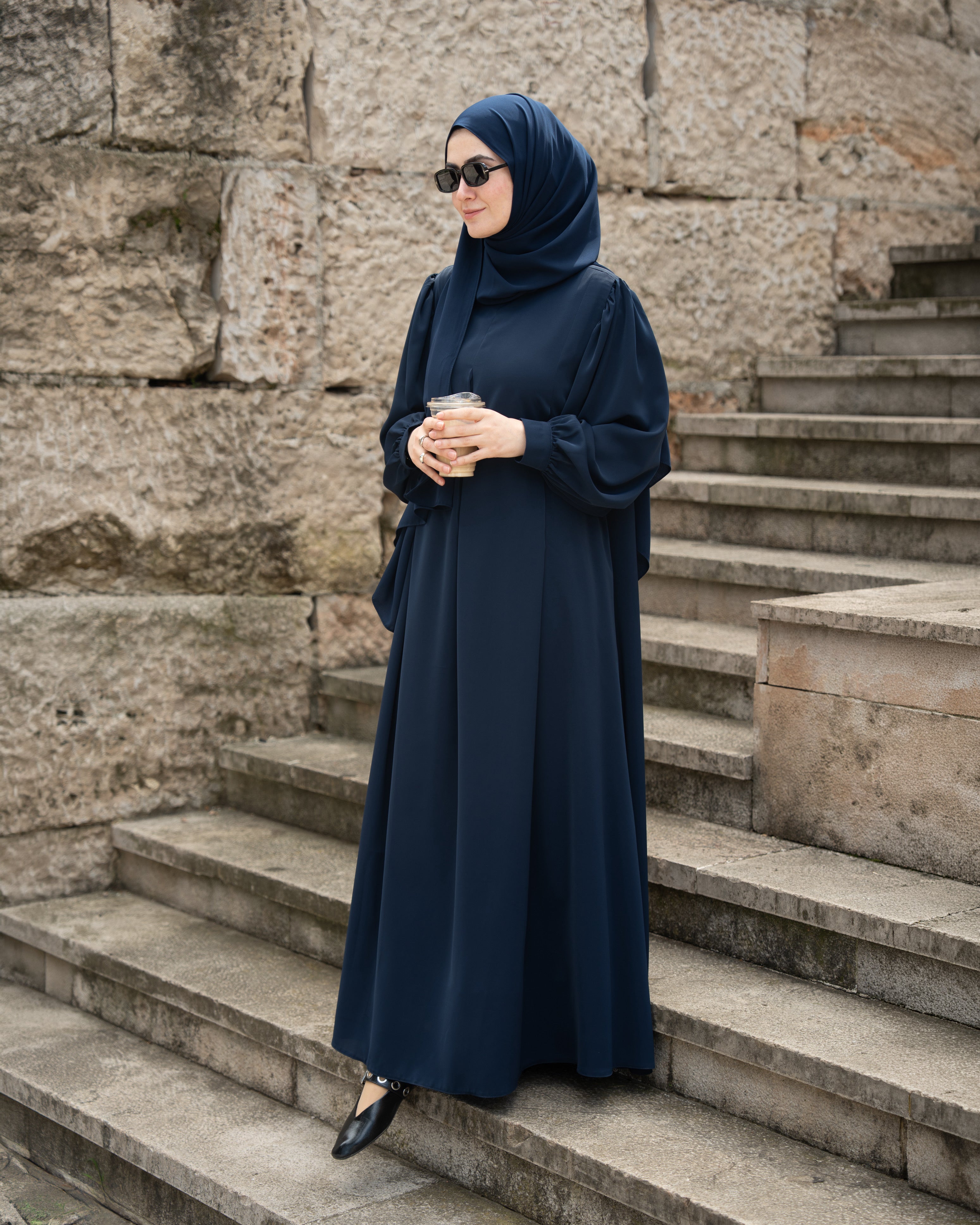 Alya Elbise LACİVERT