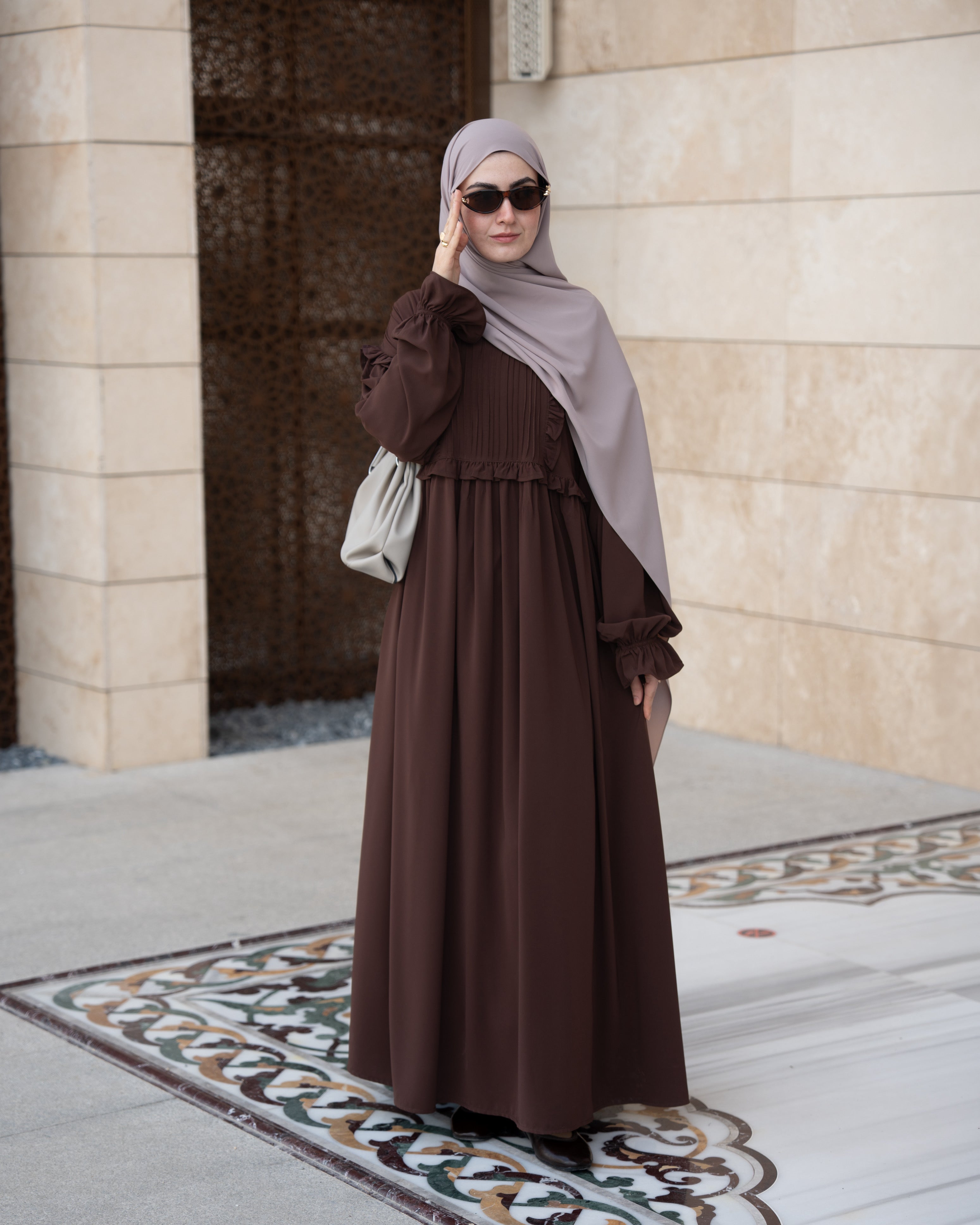 Liva Elbise KAHVERENGİ