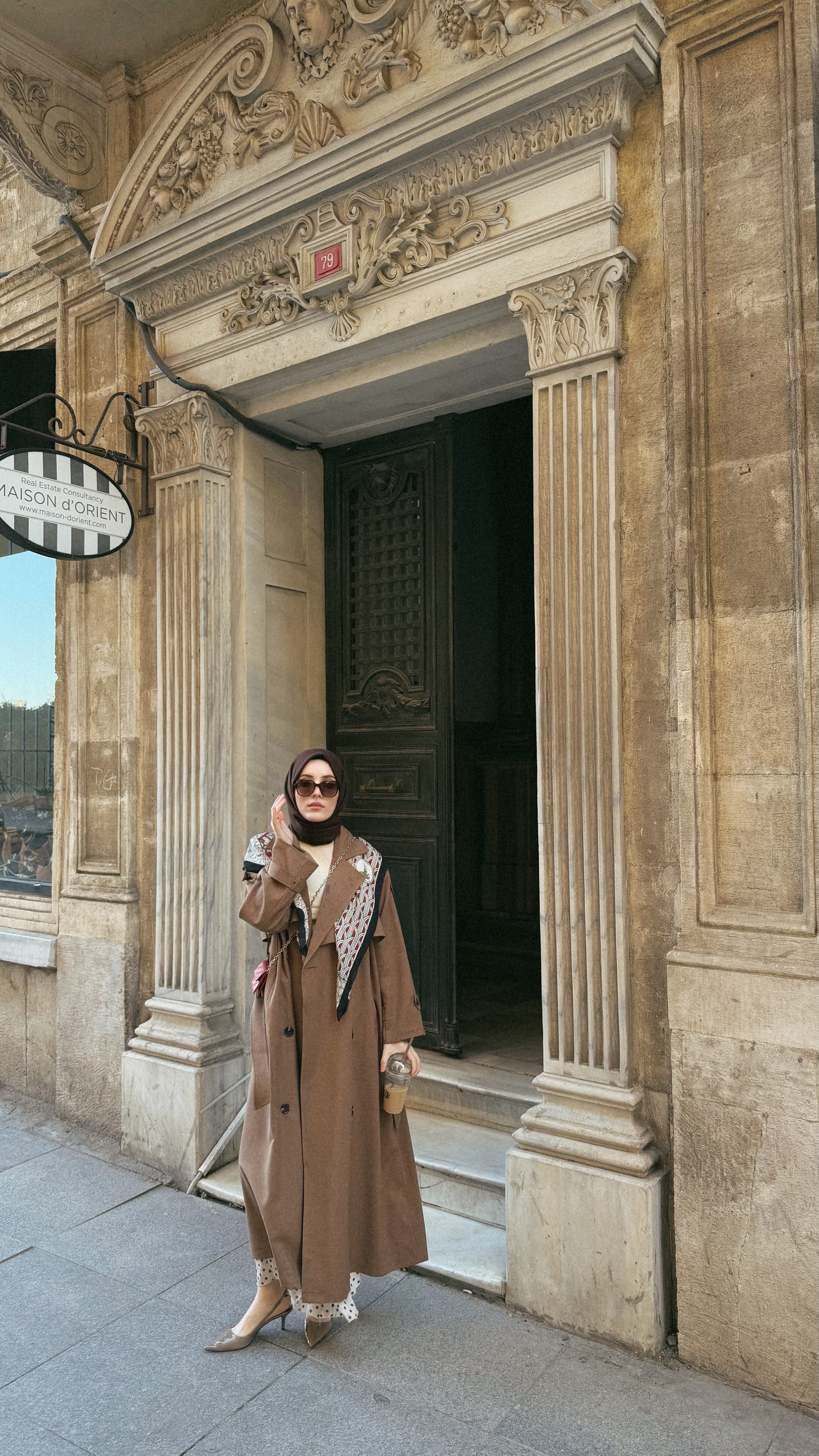 Oversize Trençkot KAHVERENGİ