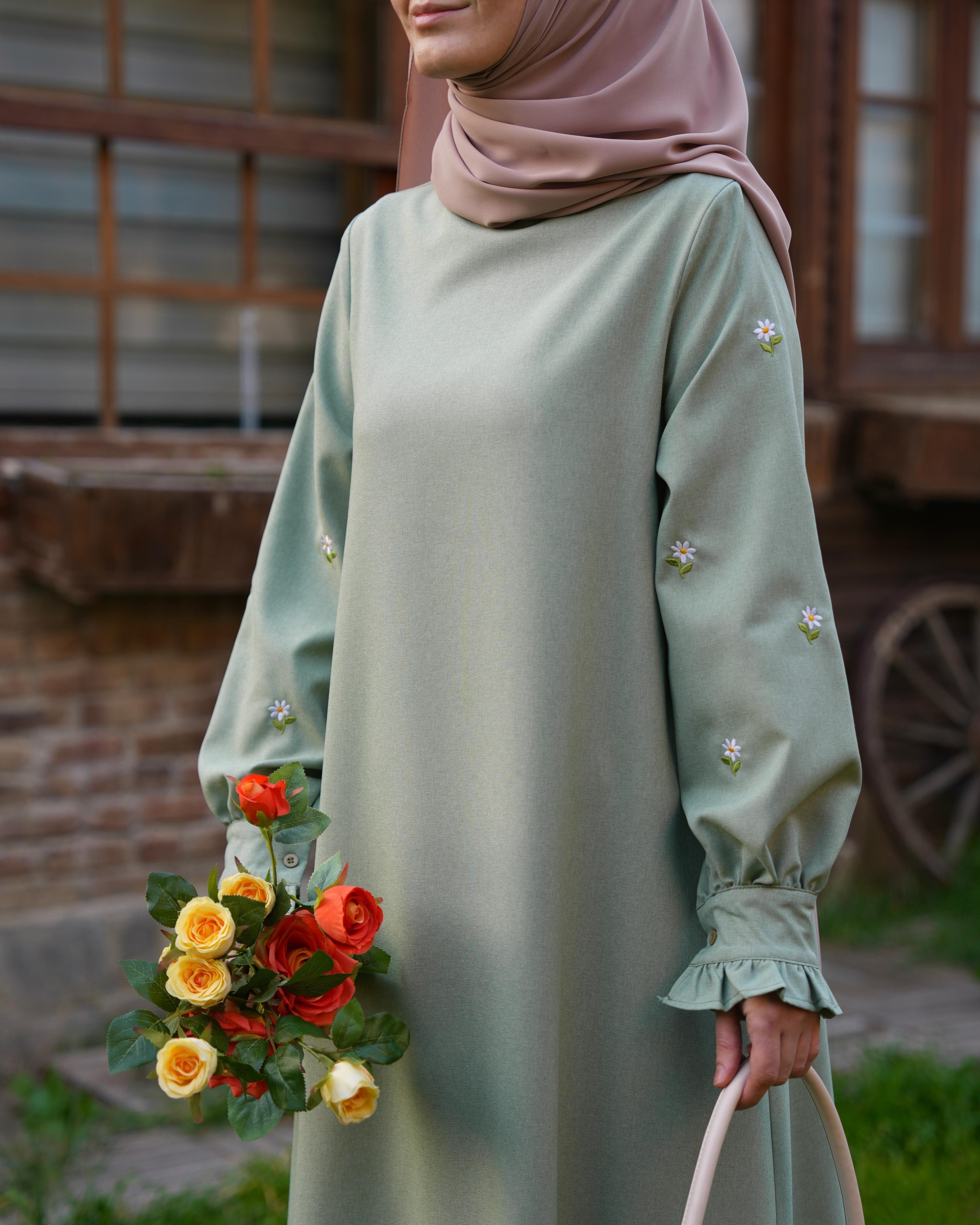 Afra Elbise YEŞİL