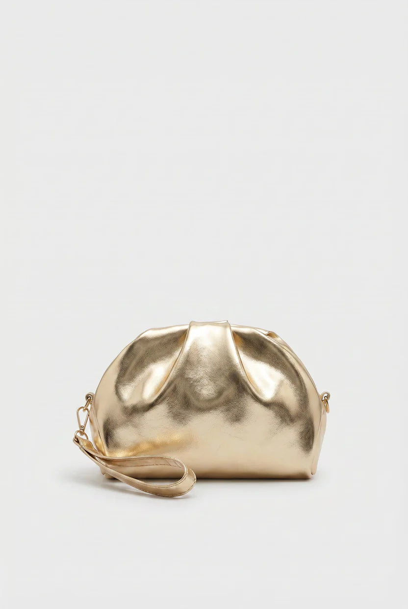 Drape Çapraz Çanta Gold