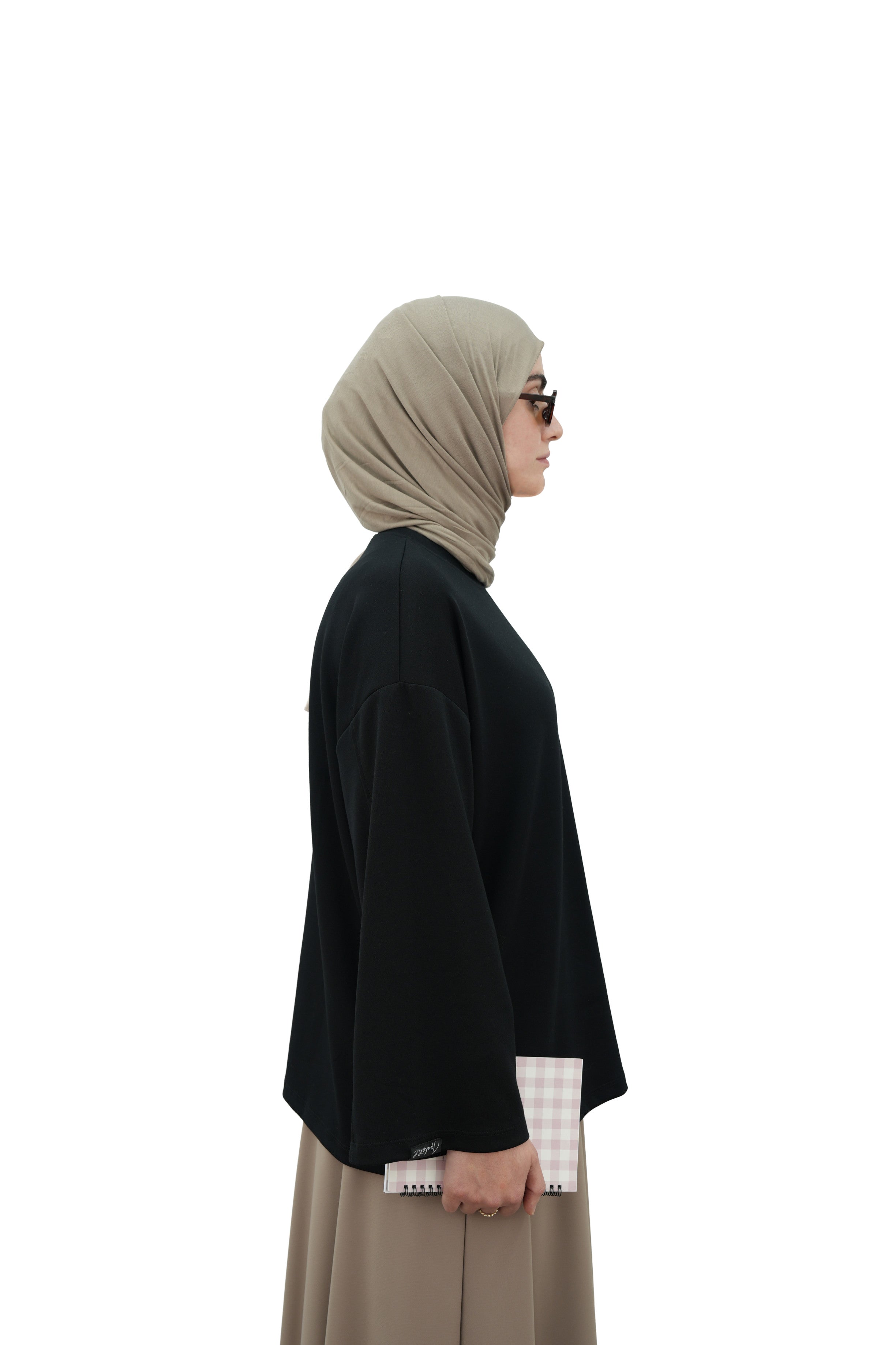 Modal Basıc Sweatshirt SİYAH