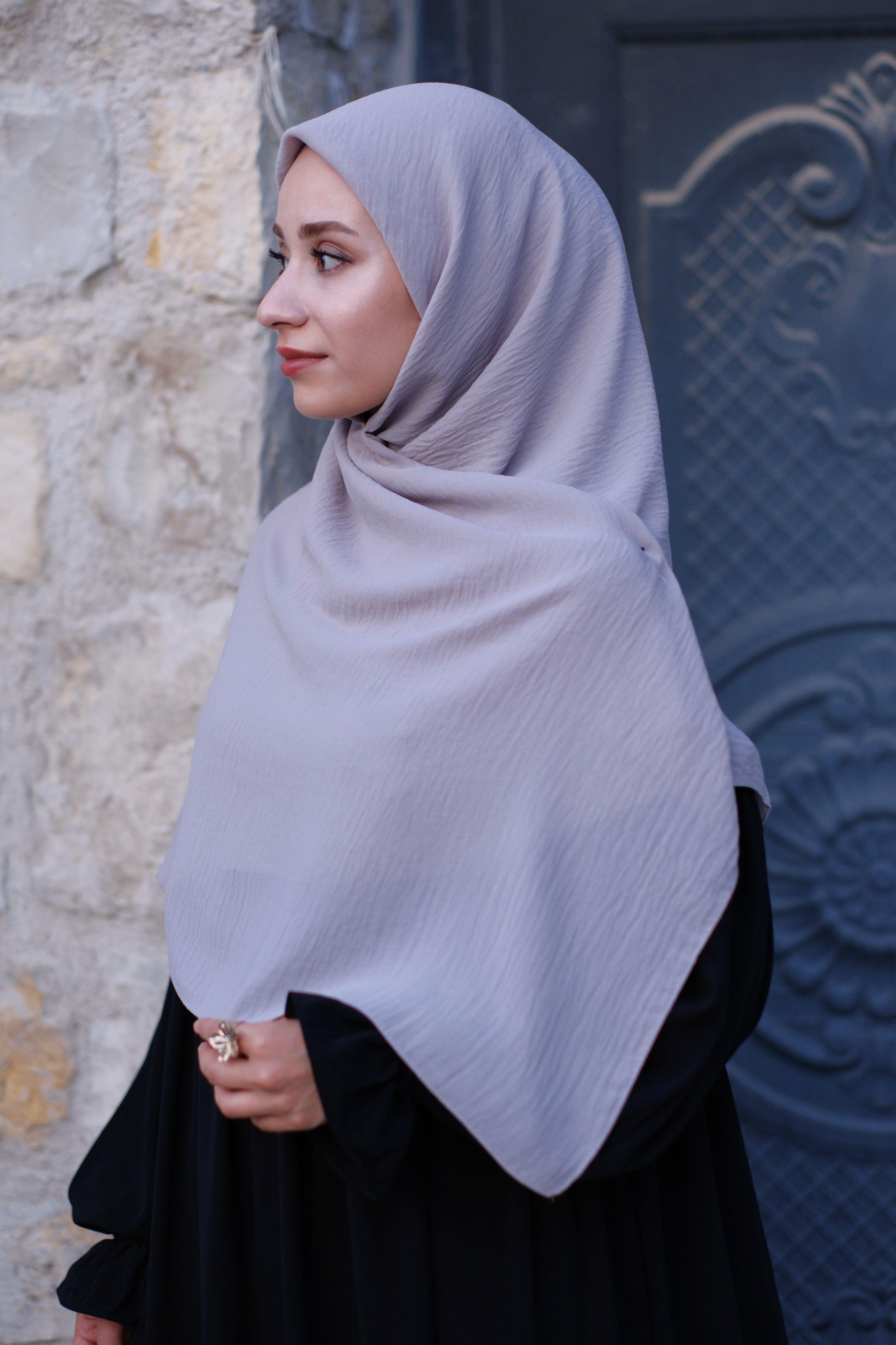 Cazz Büyük Boy Eşarp AÇIK GRİ