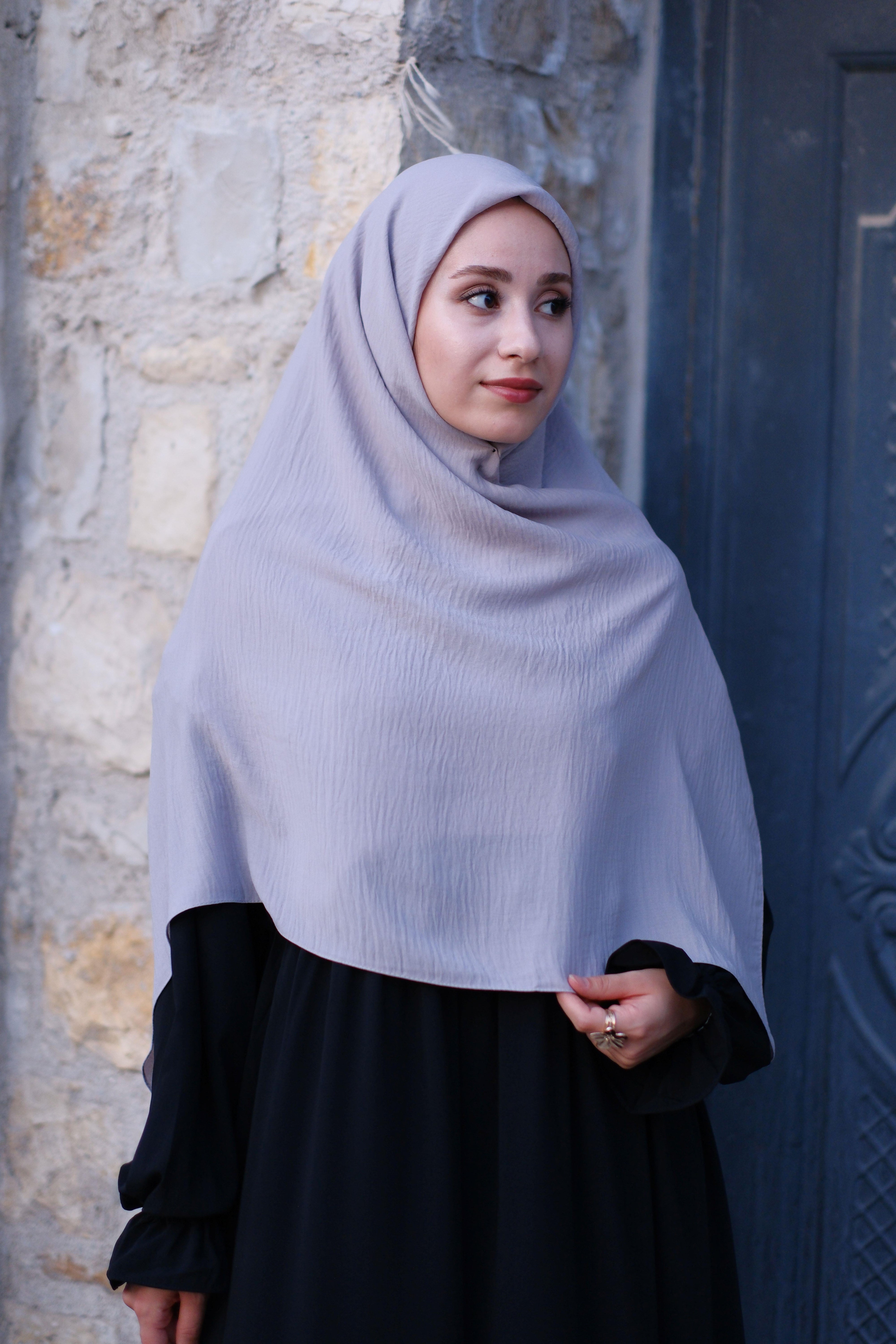 Cazz Büyük Boy Eşarp AÇIK GRİ