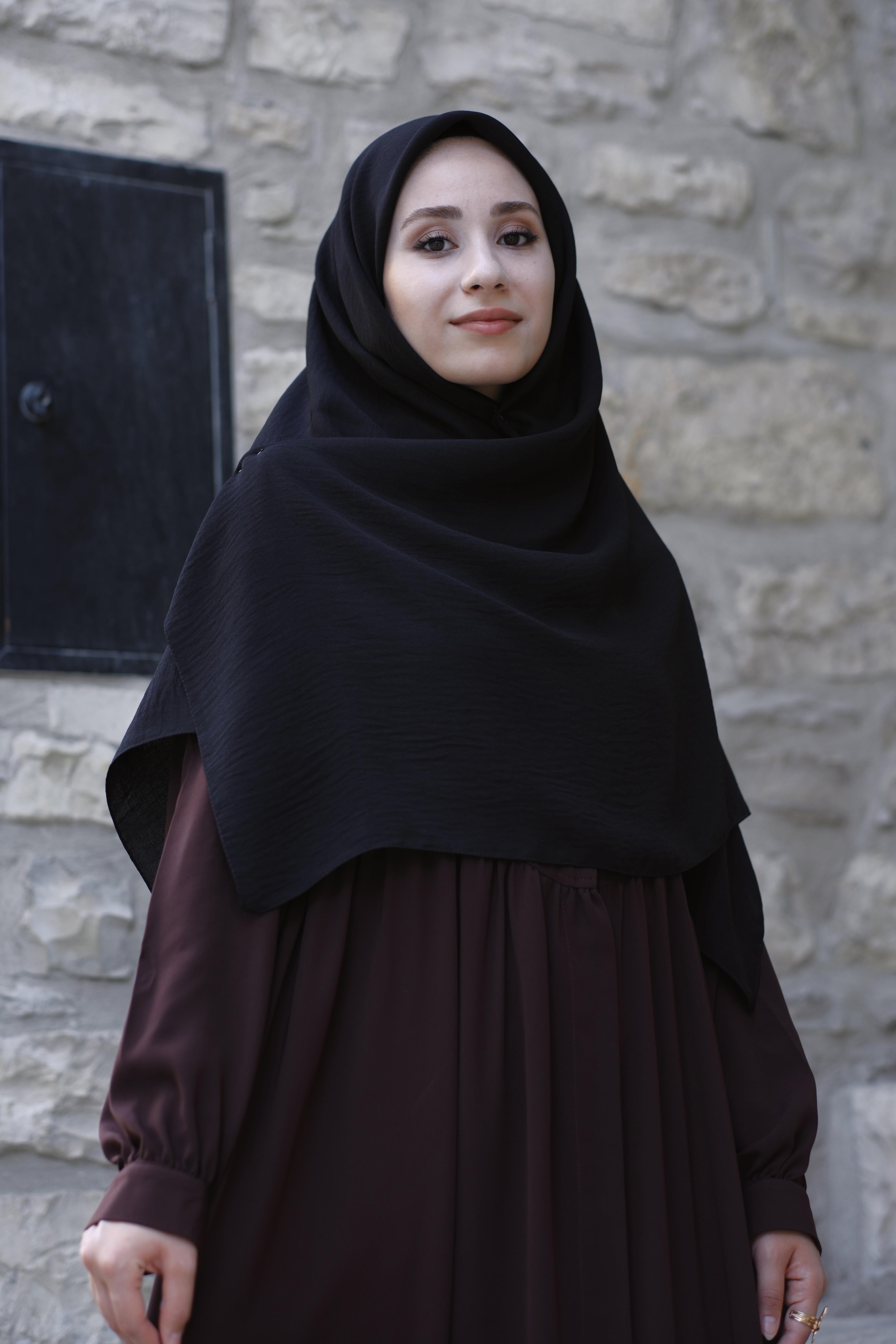 Cazz Büyük Boy Eşarp SİYAH