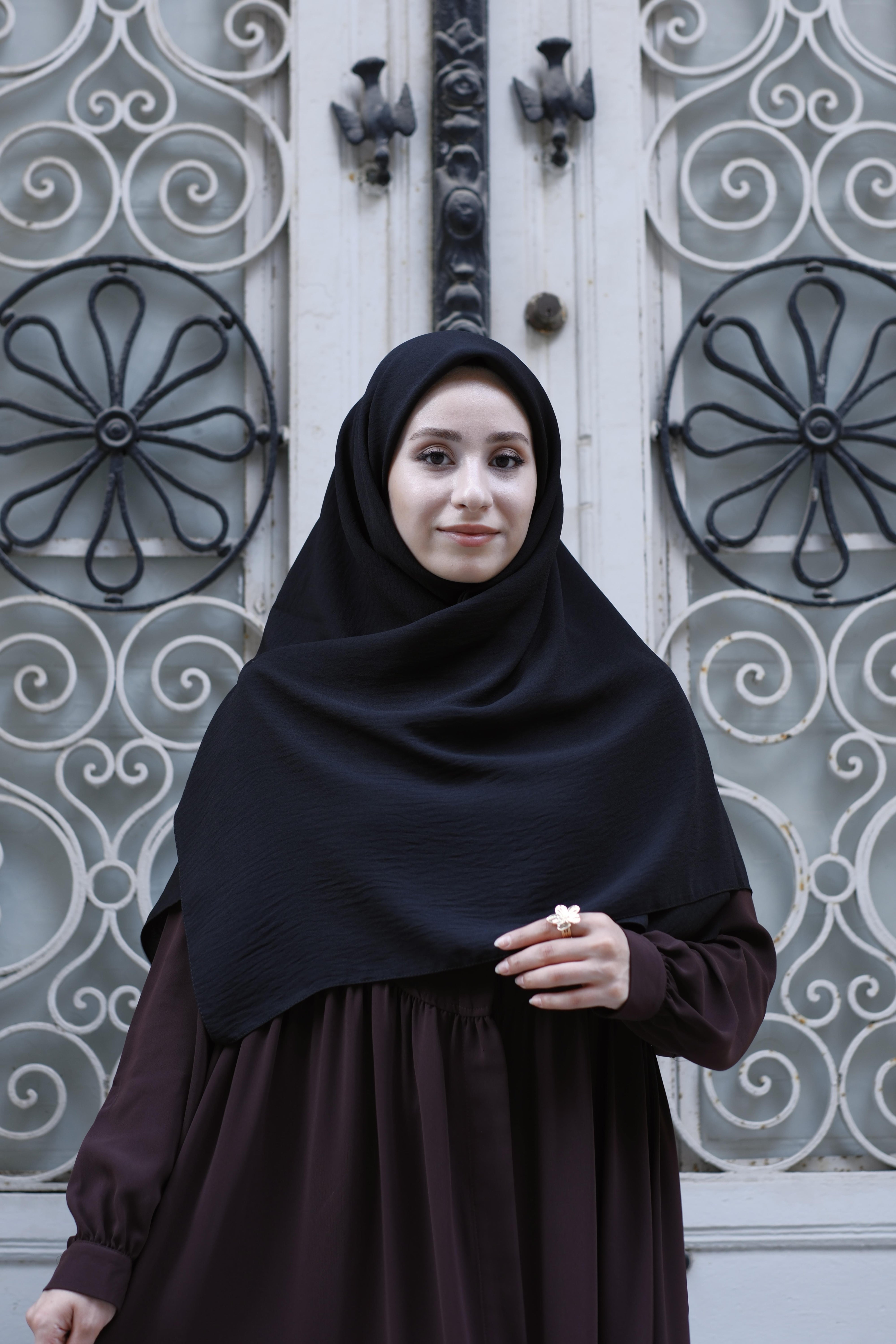 Cazz Büyük Boy Eşarp SİYAH