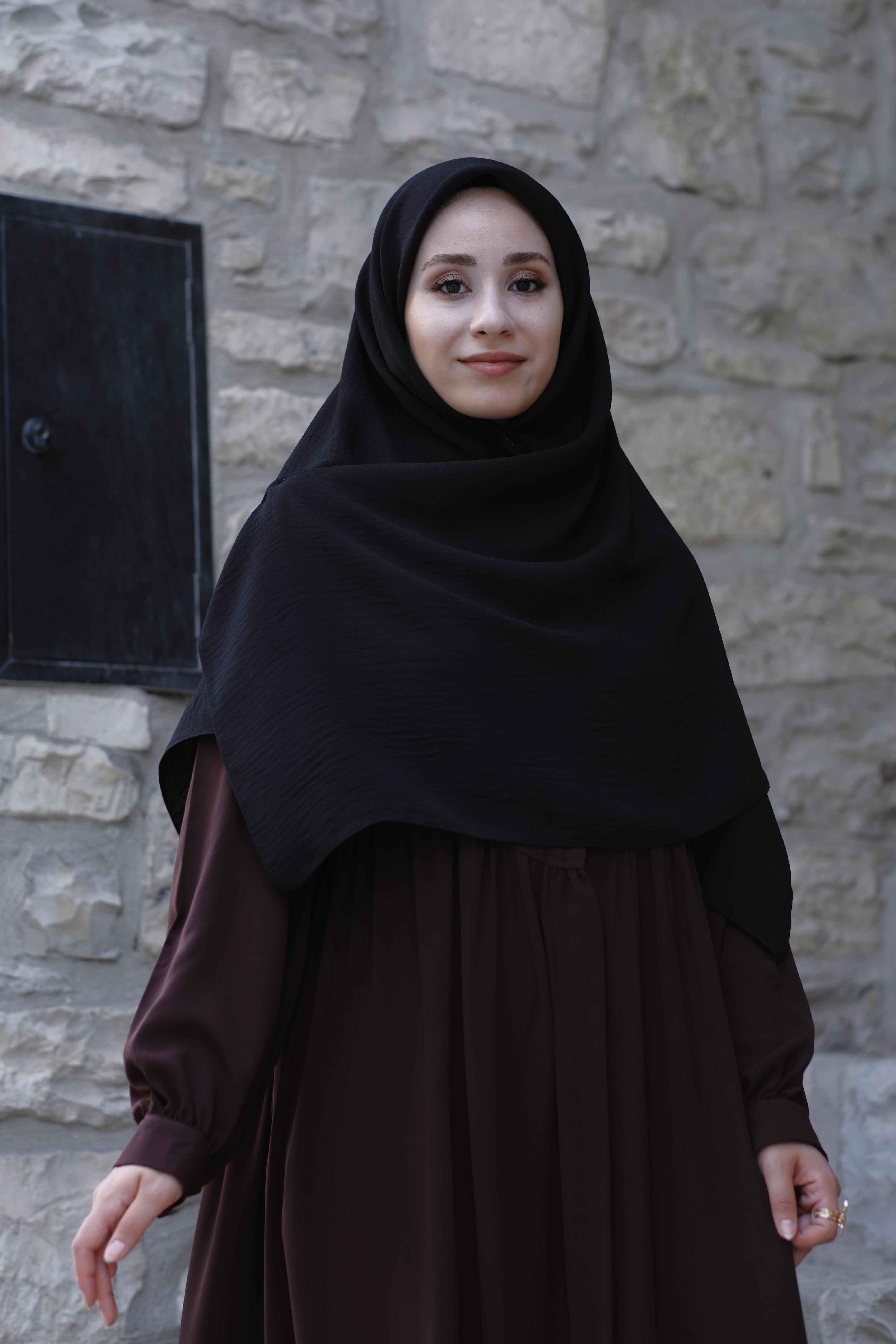 Cazz Büyük Boy Eşarp SİYAH