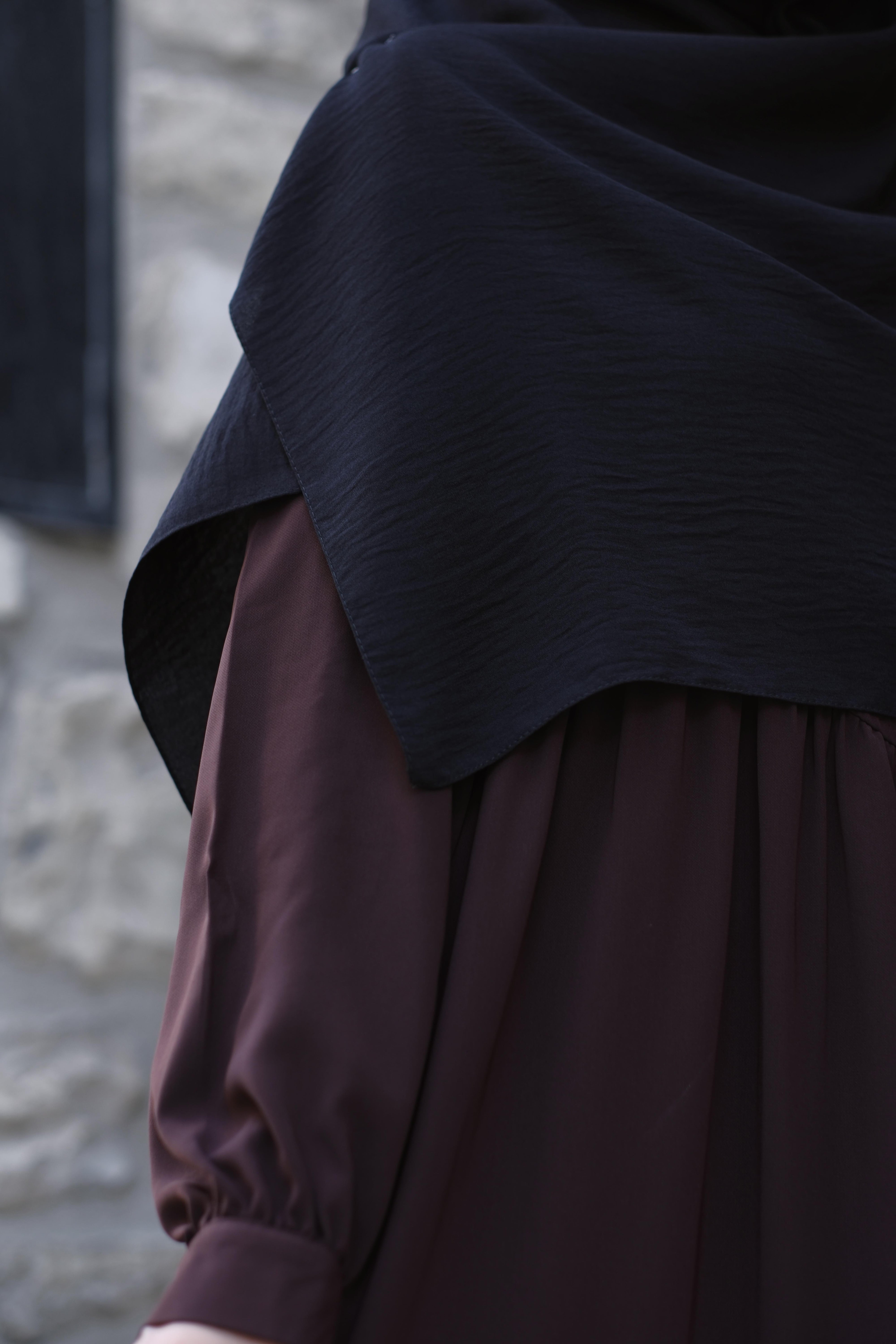 Cazz Büyük Boy Eşarp SİYAH