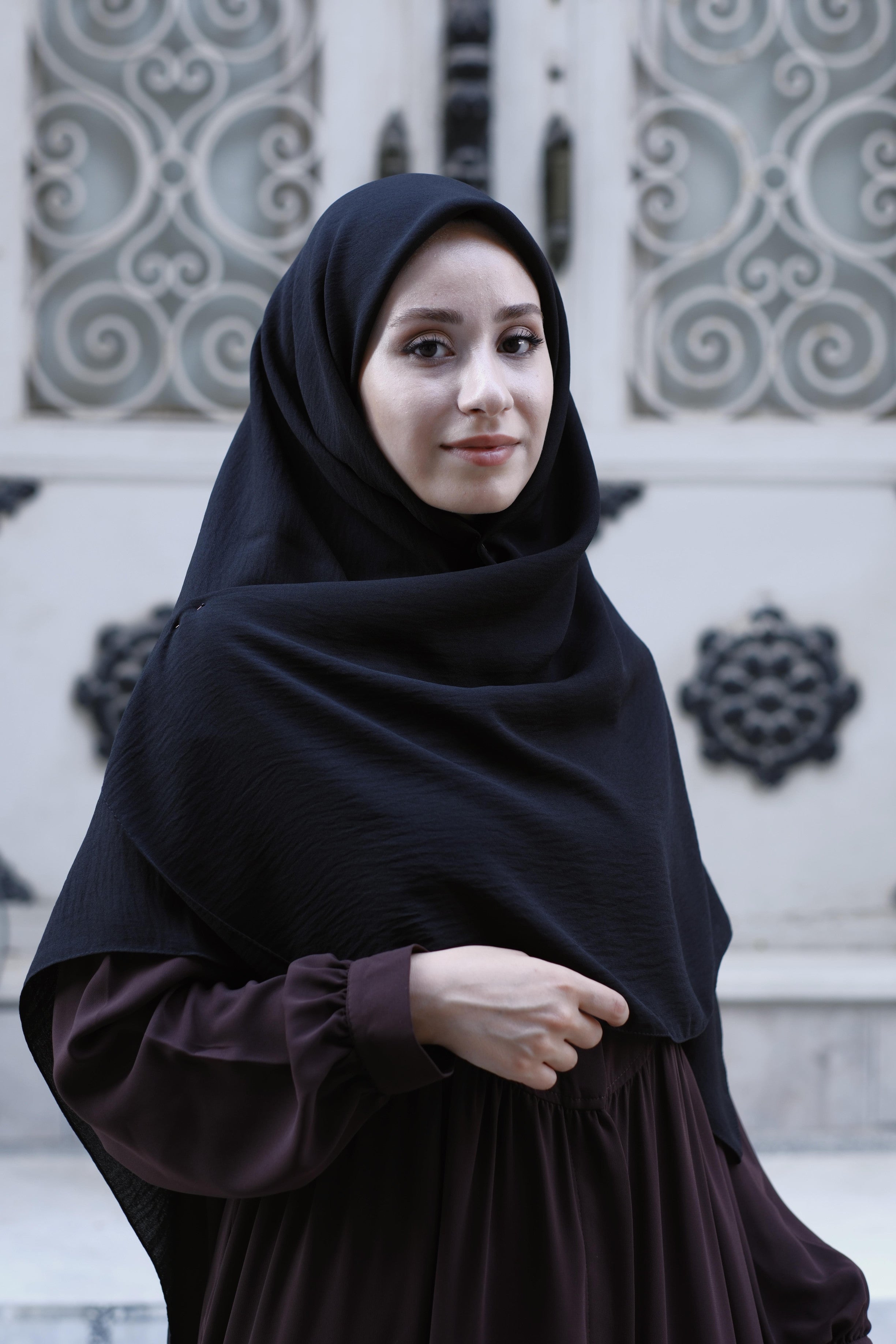 Cazz Büyük Boy Eşarp SİYAH