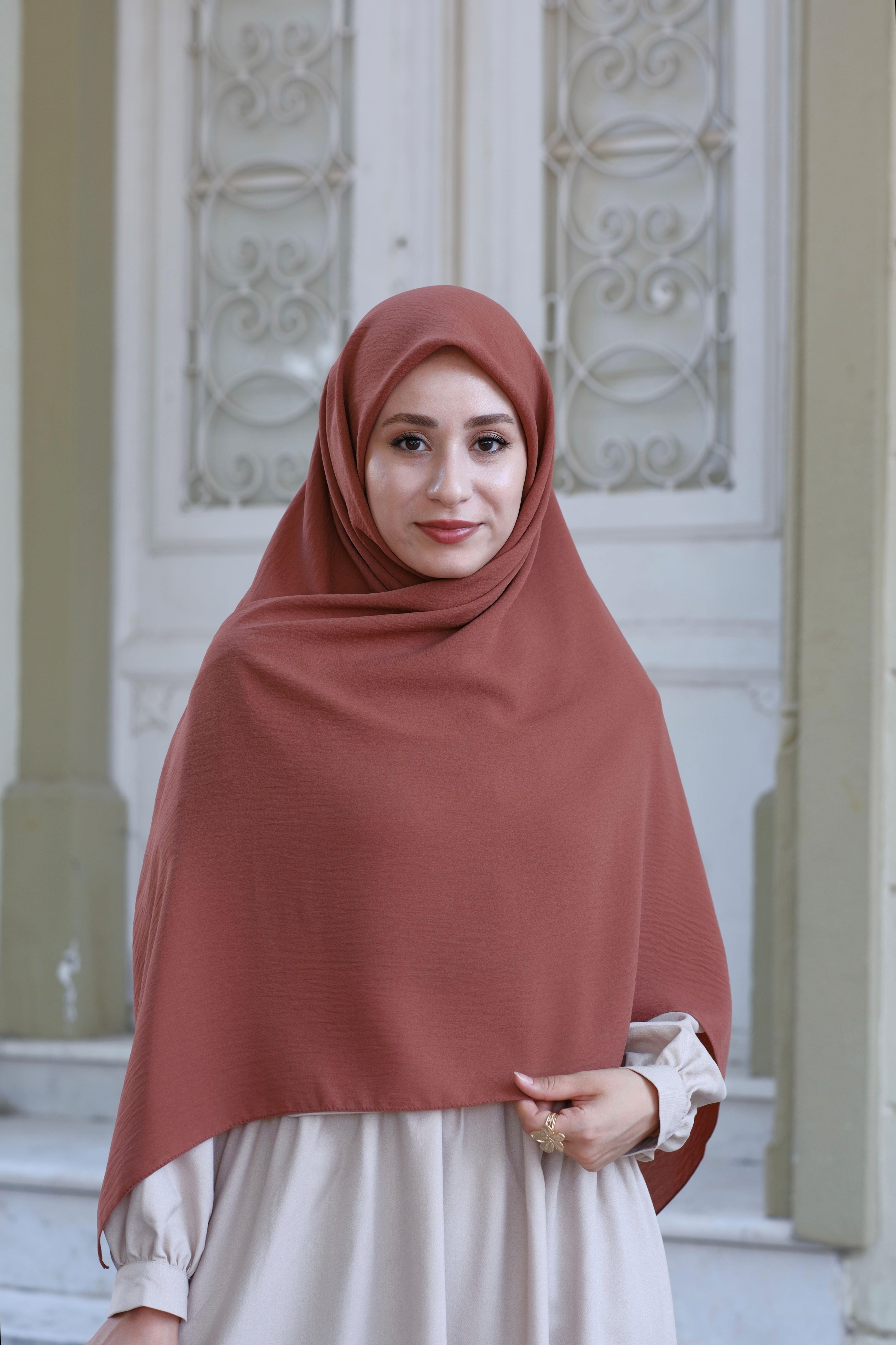 Cazz Büyük Boy Eşarp SOĞAN KABUĞU