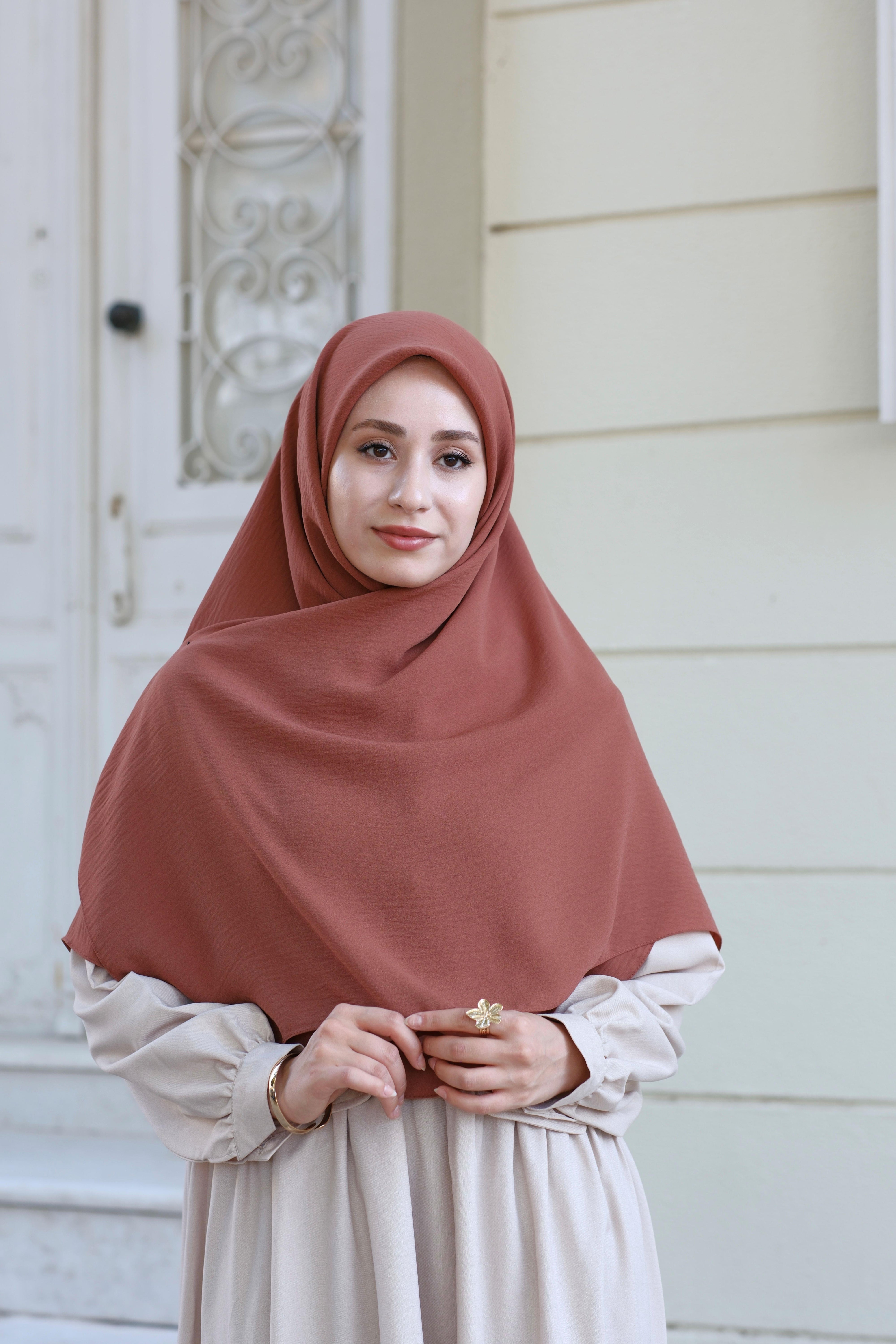 Cazz Büyük Boy Eşarp SOĞAN KABUĞU