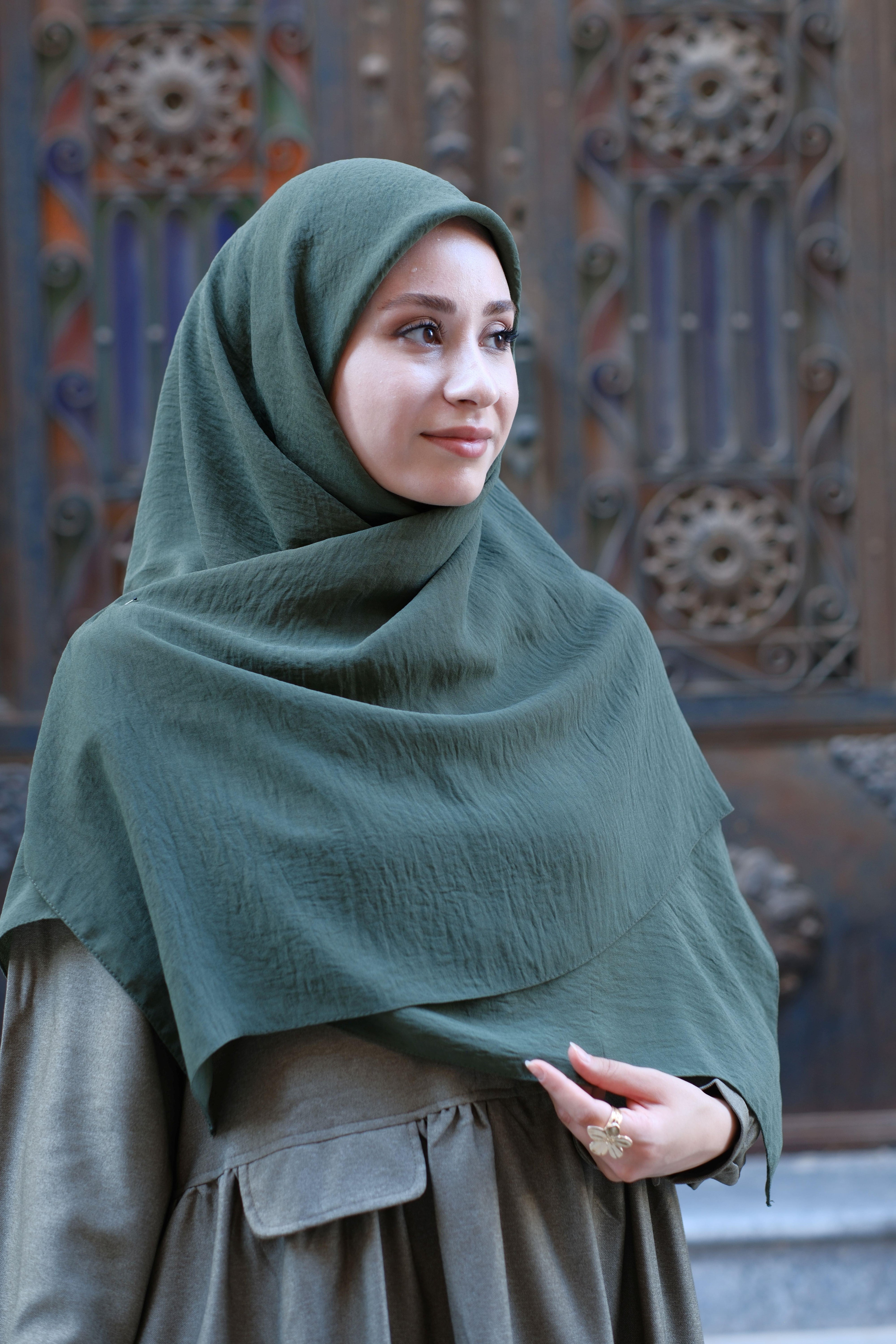 Cazz Büyük Boy Eşarp Yeşil