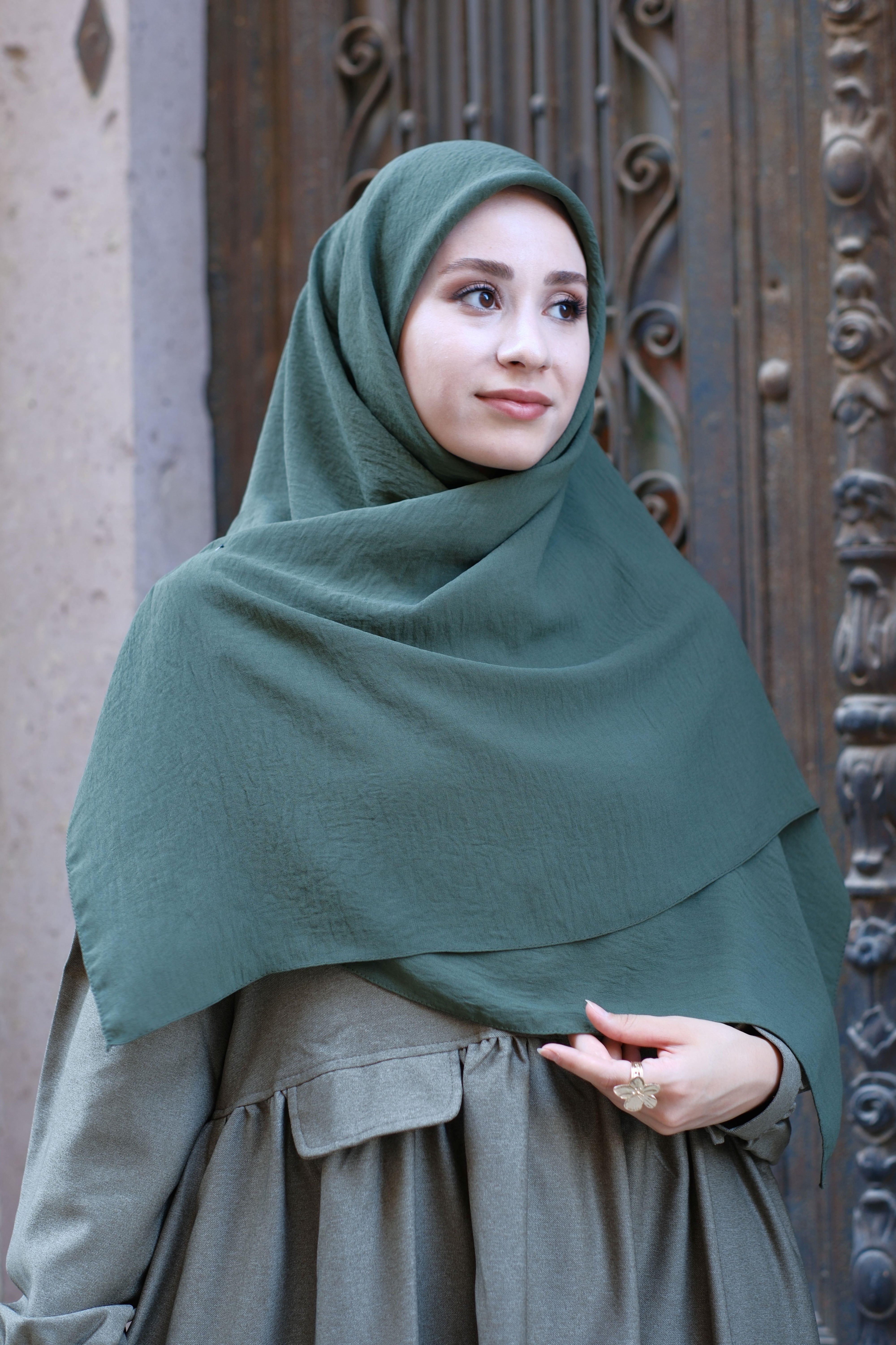 Cazz Büyük Boy Eşarp Yeşil