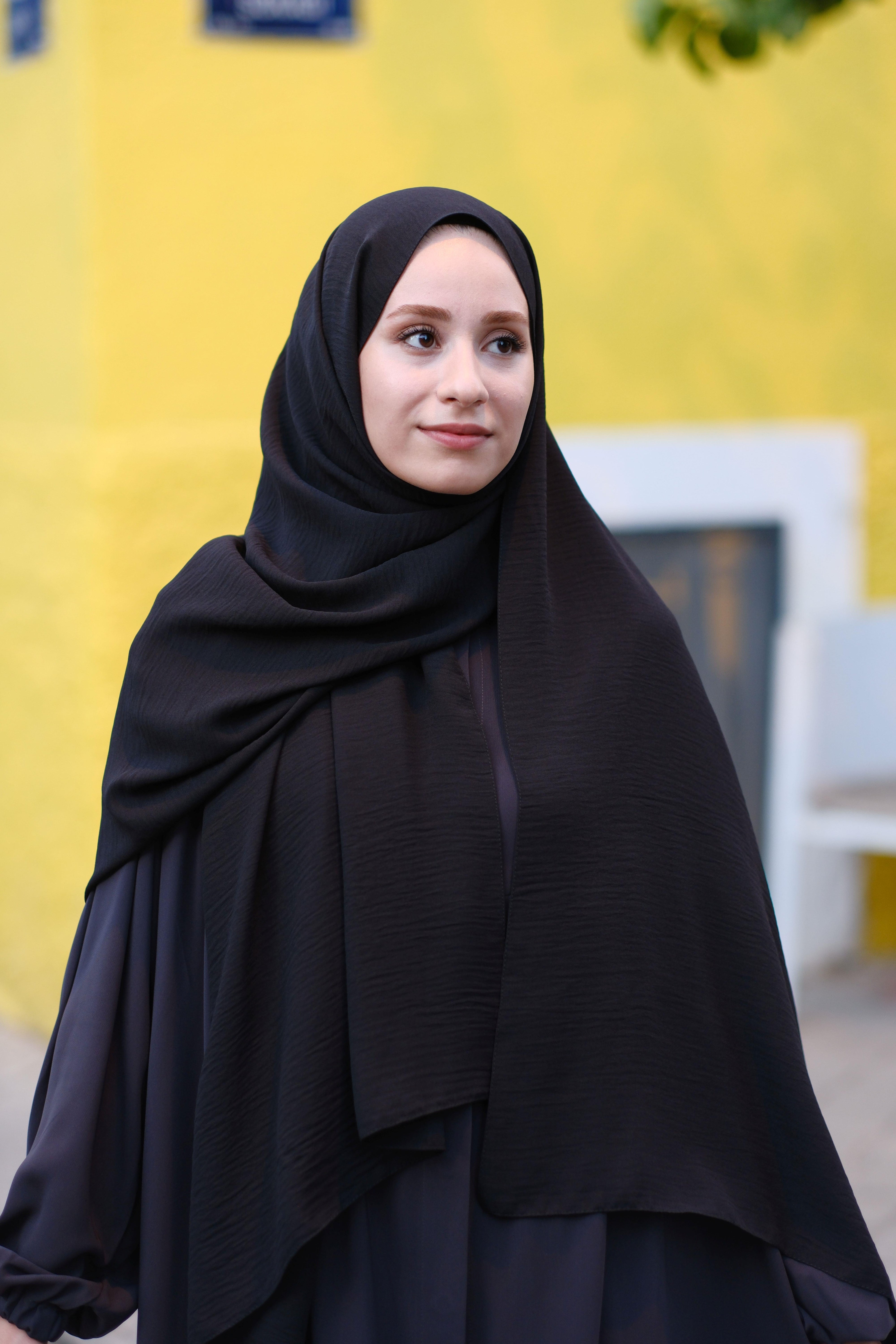 Cazz Büyük Boy Şal SİYAH