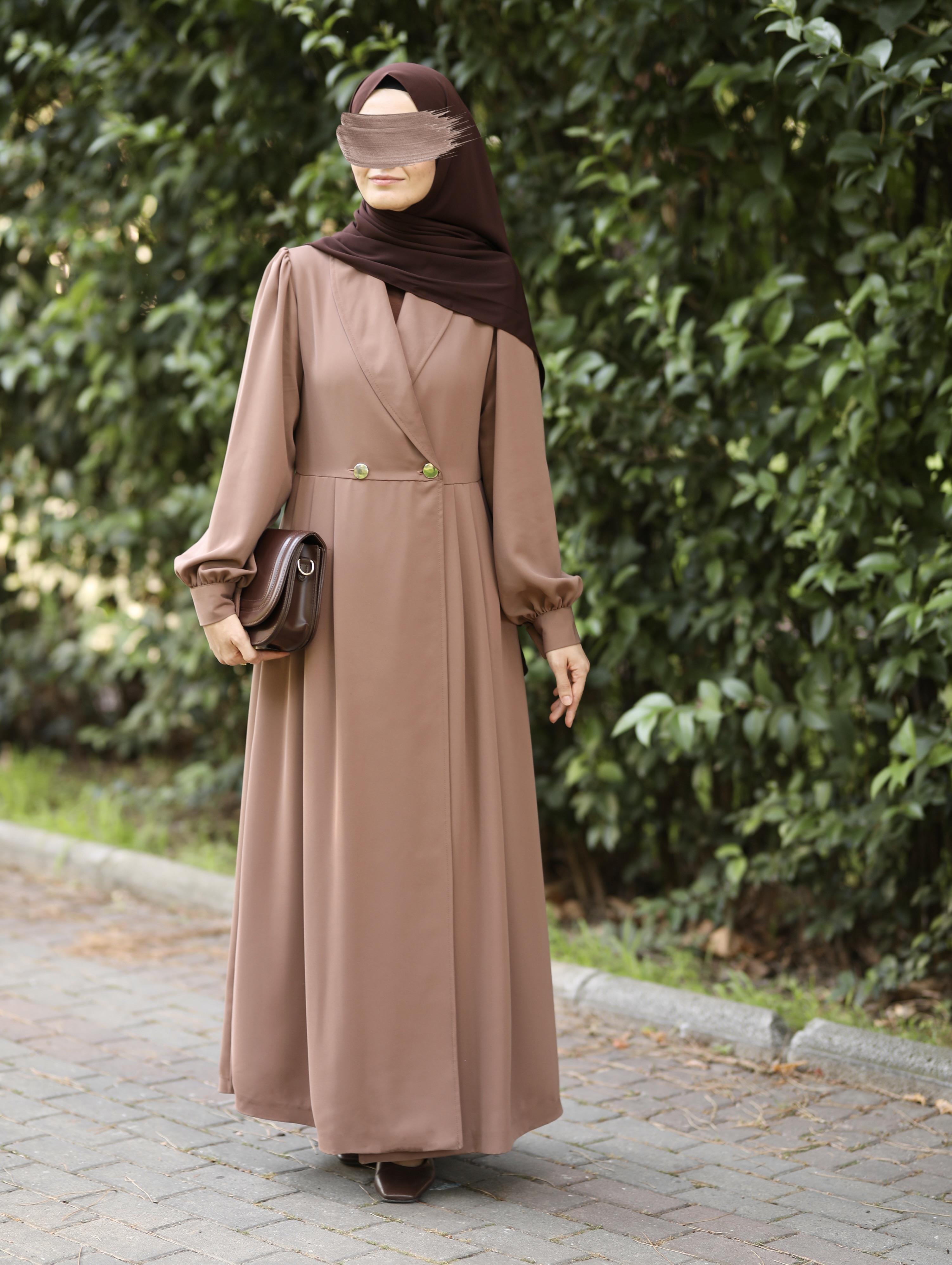 Çift Düğmeli Trenç SÜTLÜ KAHVE