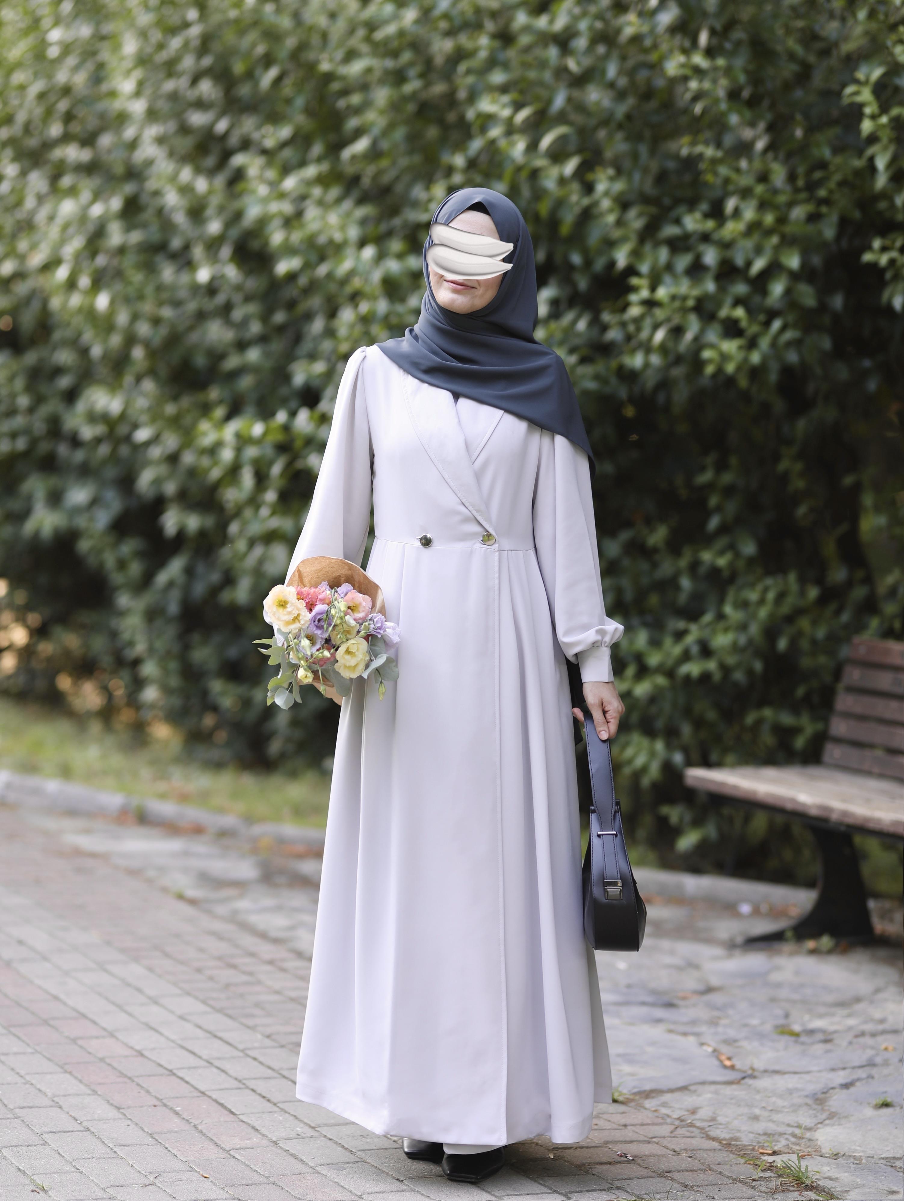 Çift Düğmeli Trenç TAŞ