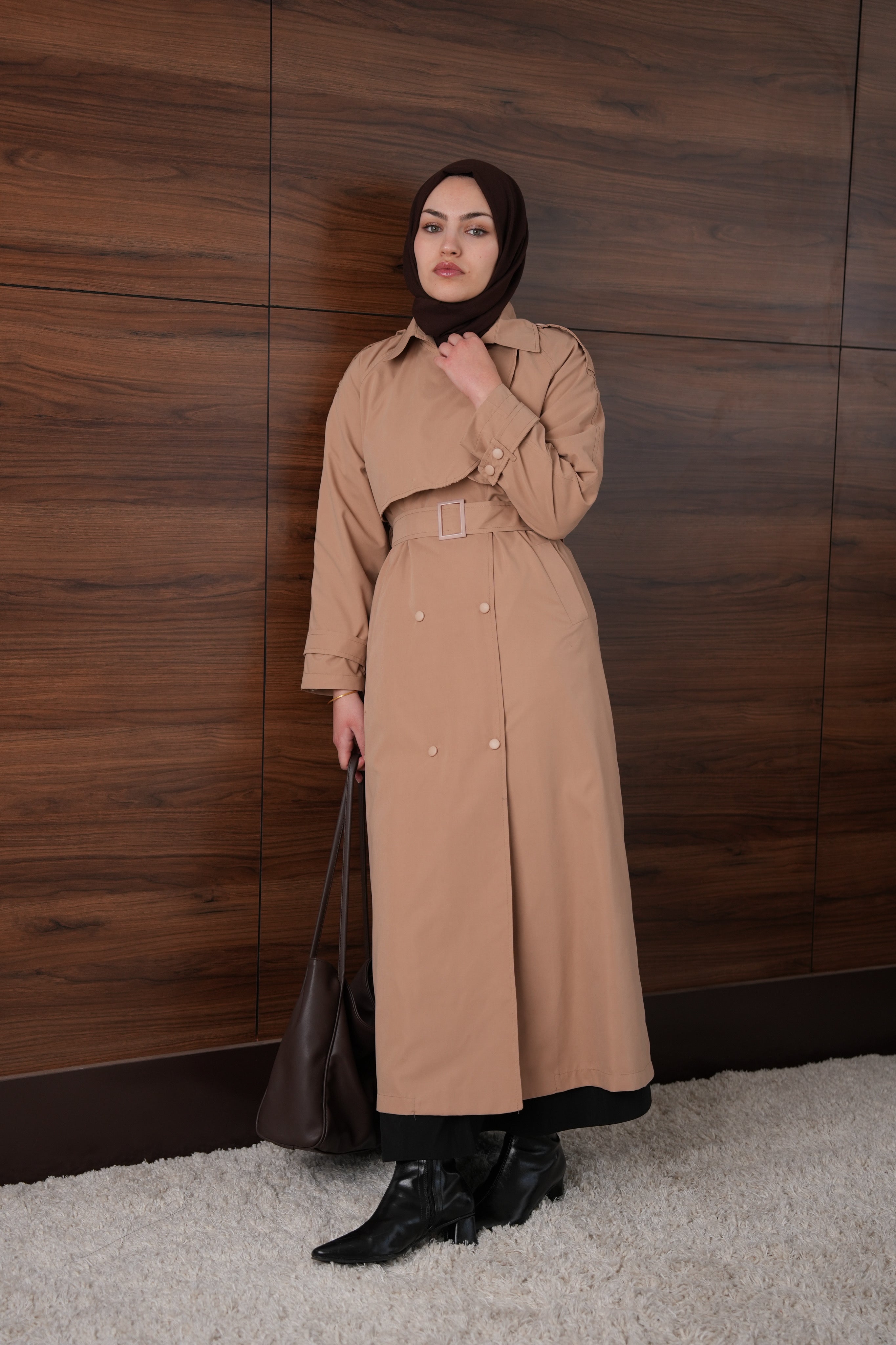 Farah Trençkot Bej