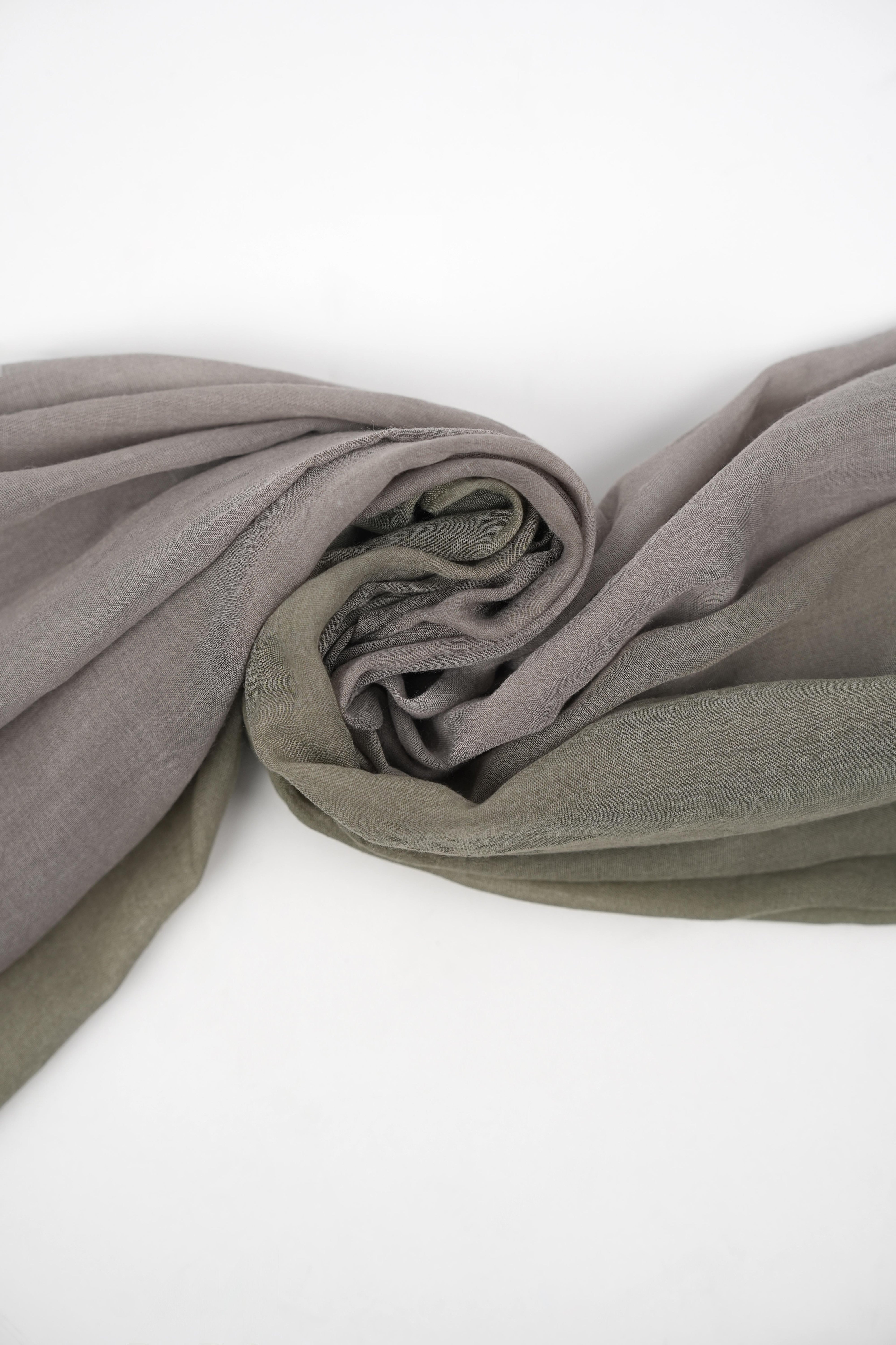 Degrade Konfor Şal Yeşil