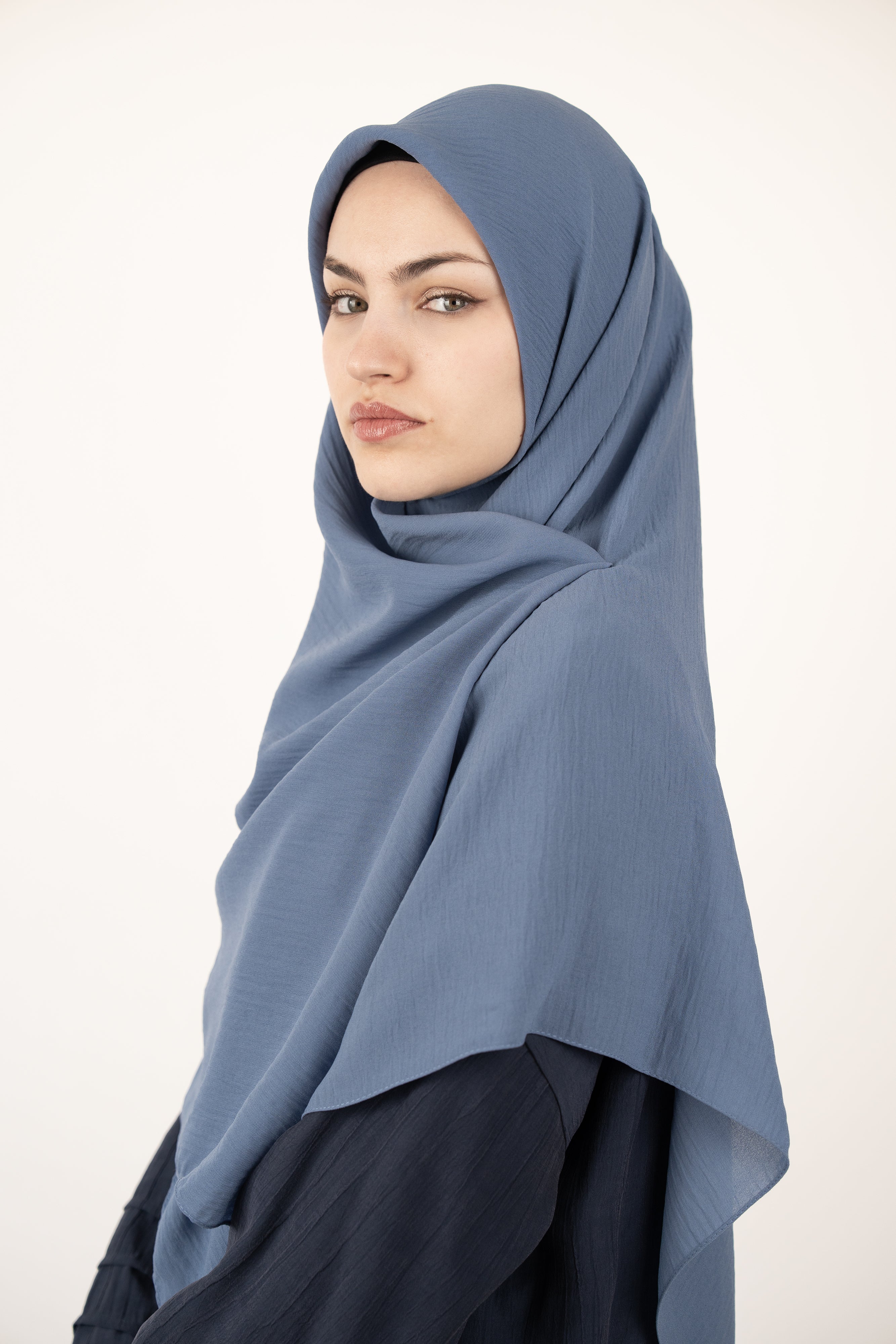 Cazz Büyük Boy Eşarp KOT MAVİ