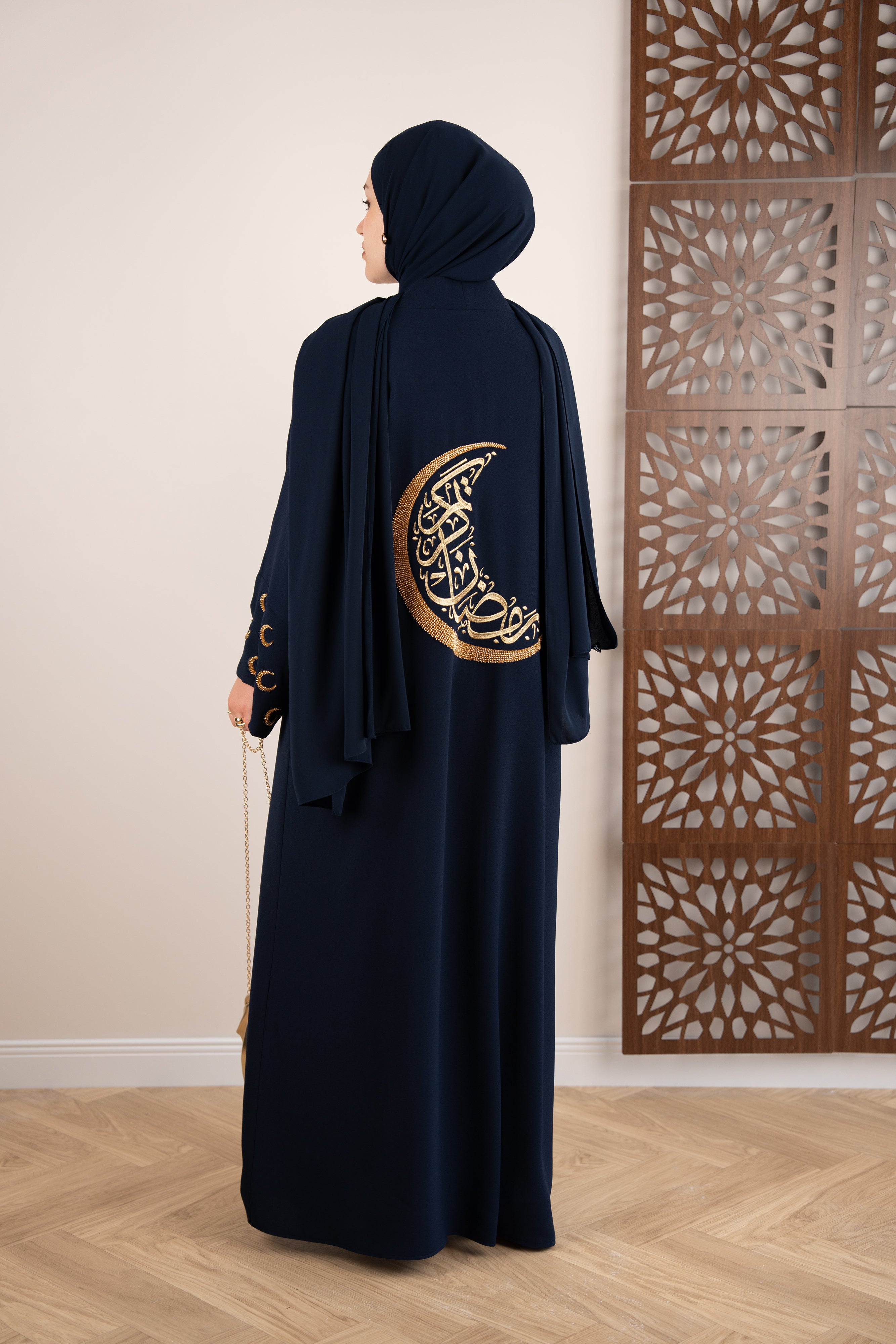 Ramadan Kareem Abaya LACİVERT