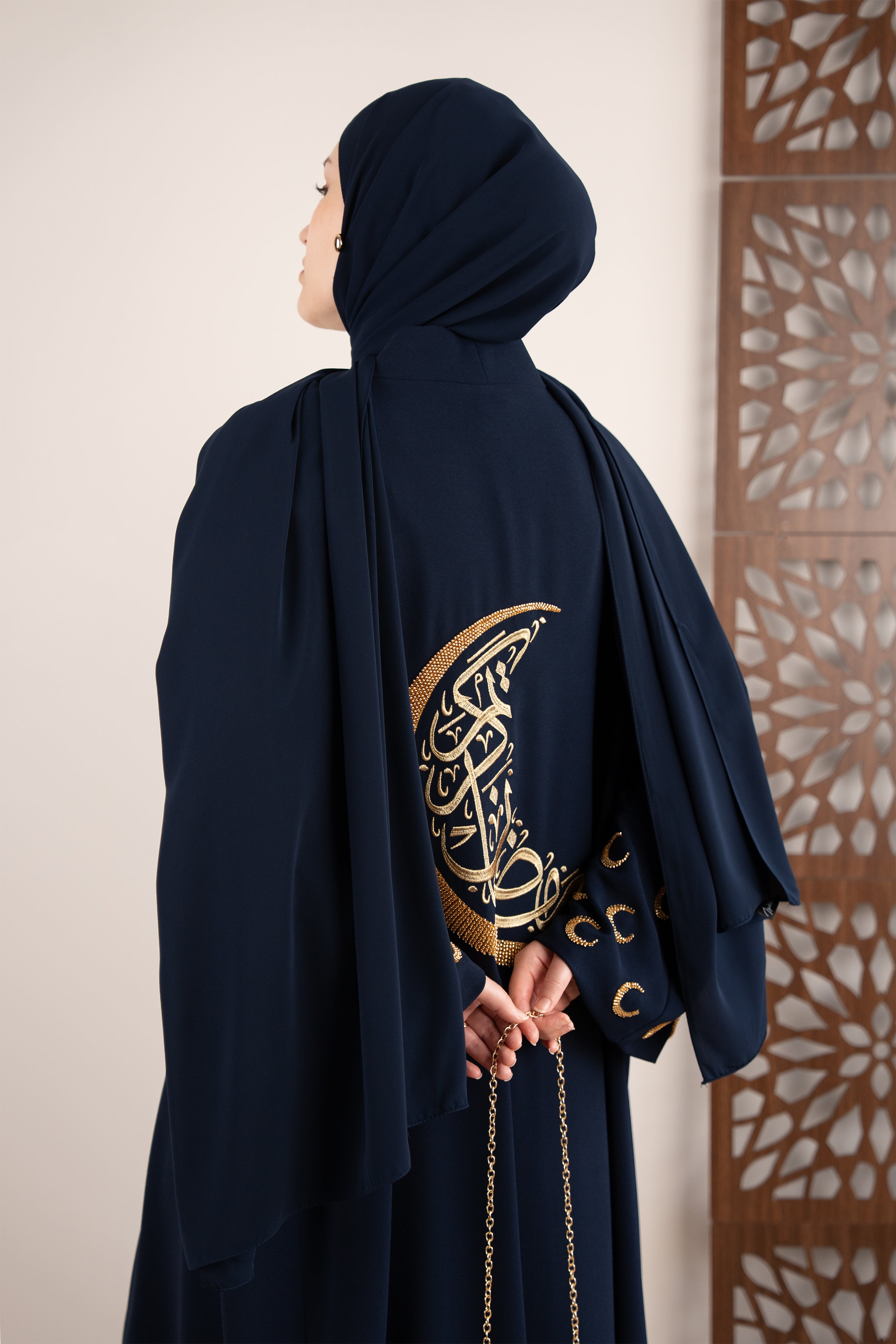 Ramadan Kareem Abaya LACİVERT