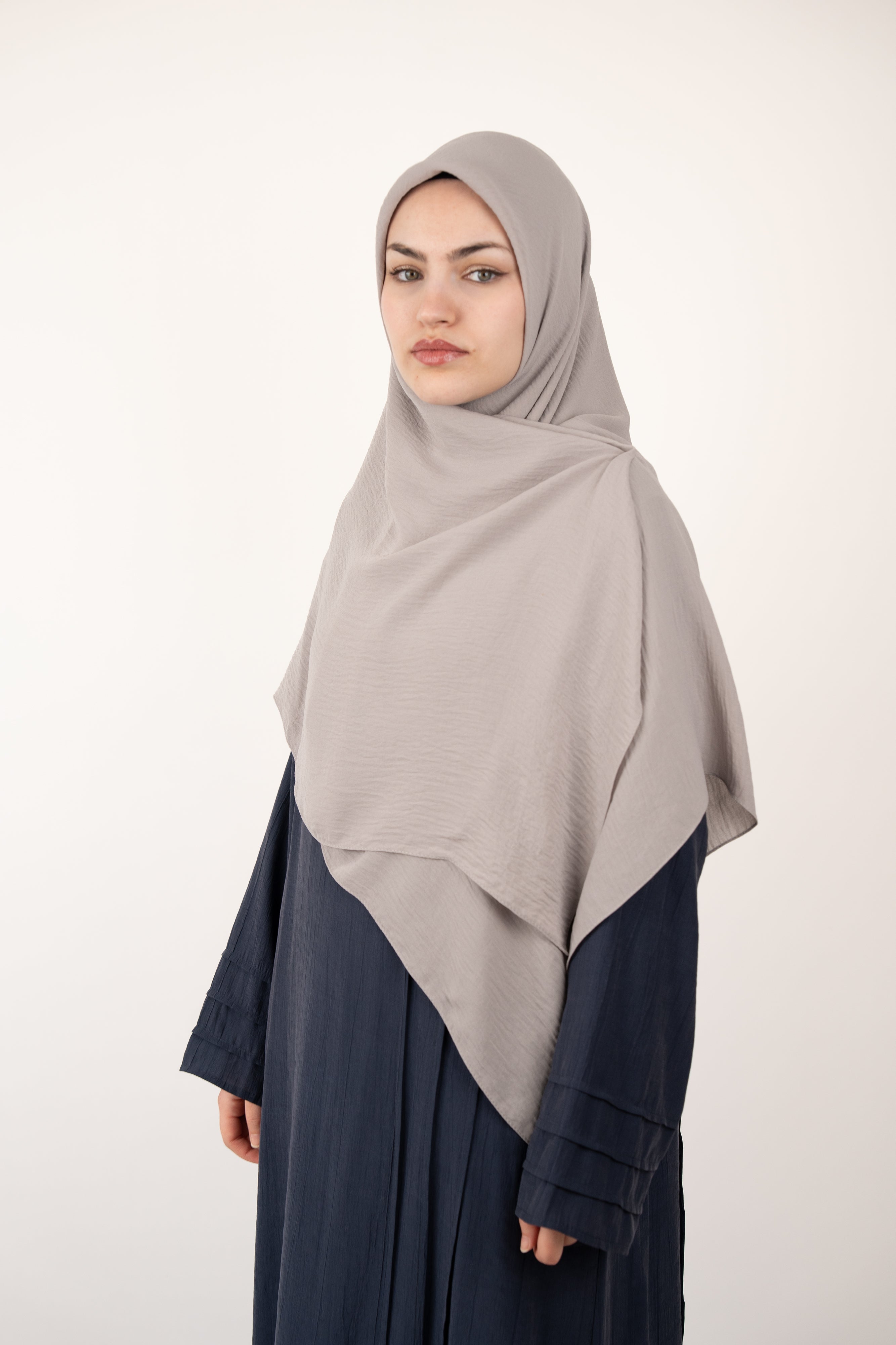 Cazz Büyük Boy Eşarp AÇIK GRİ