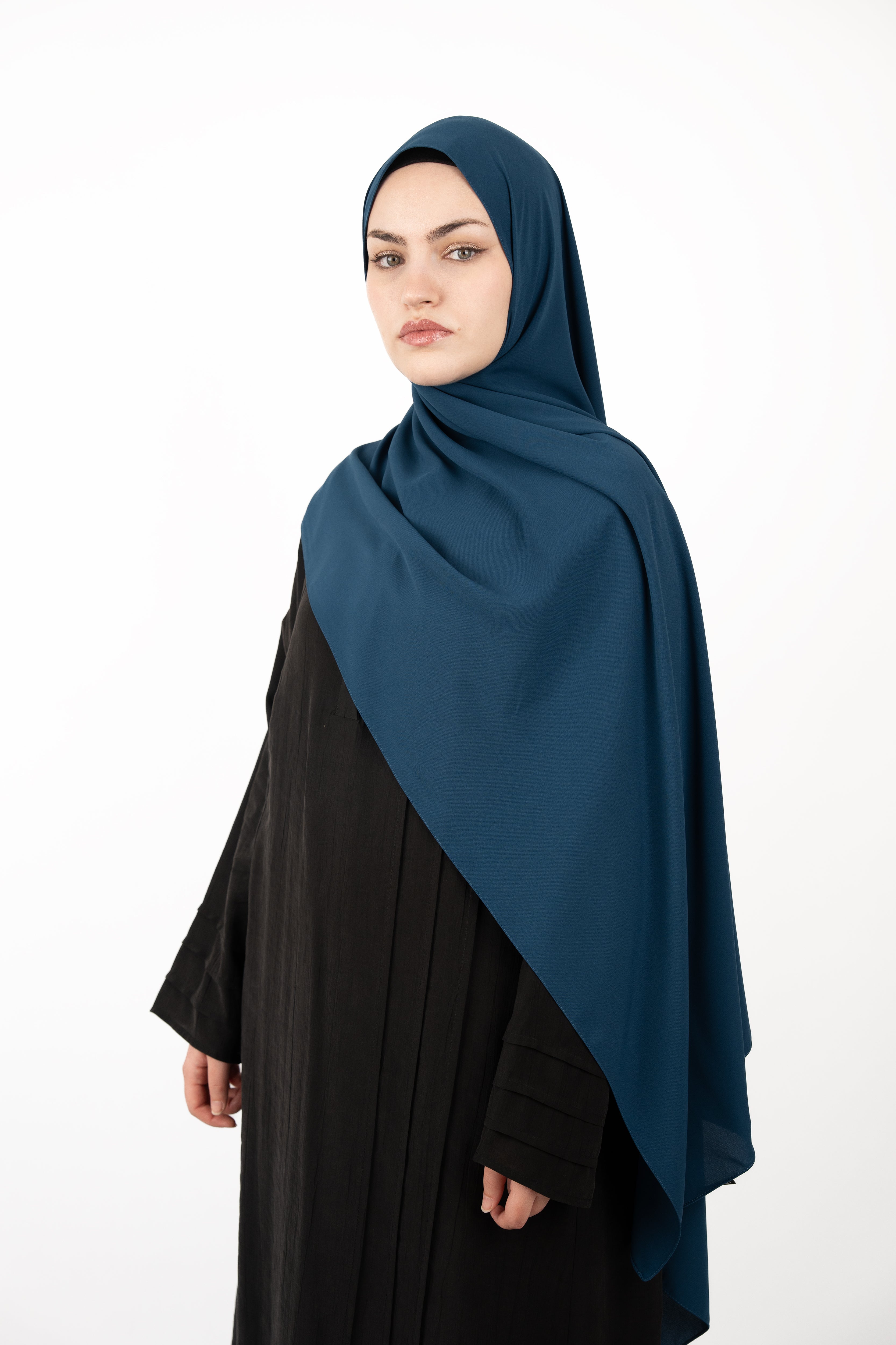 Medine İpeği Şal İNDİGO