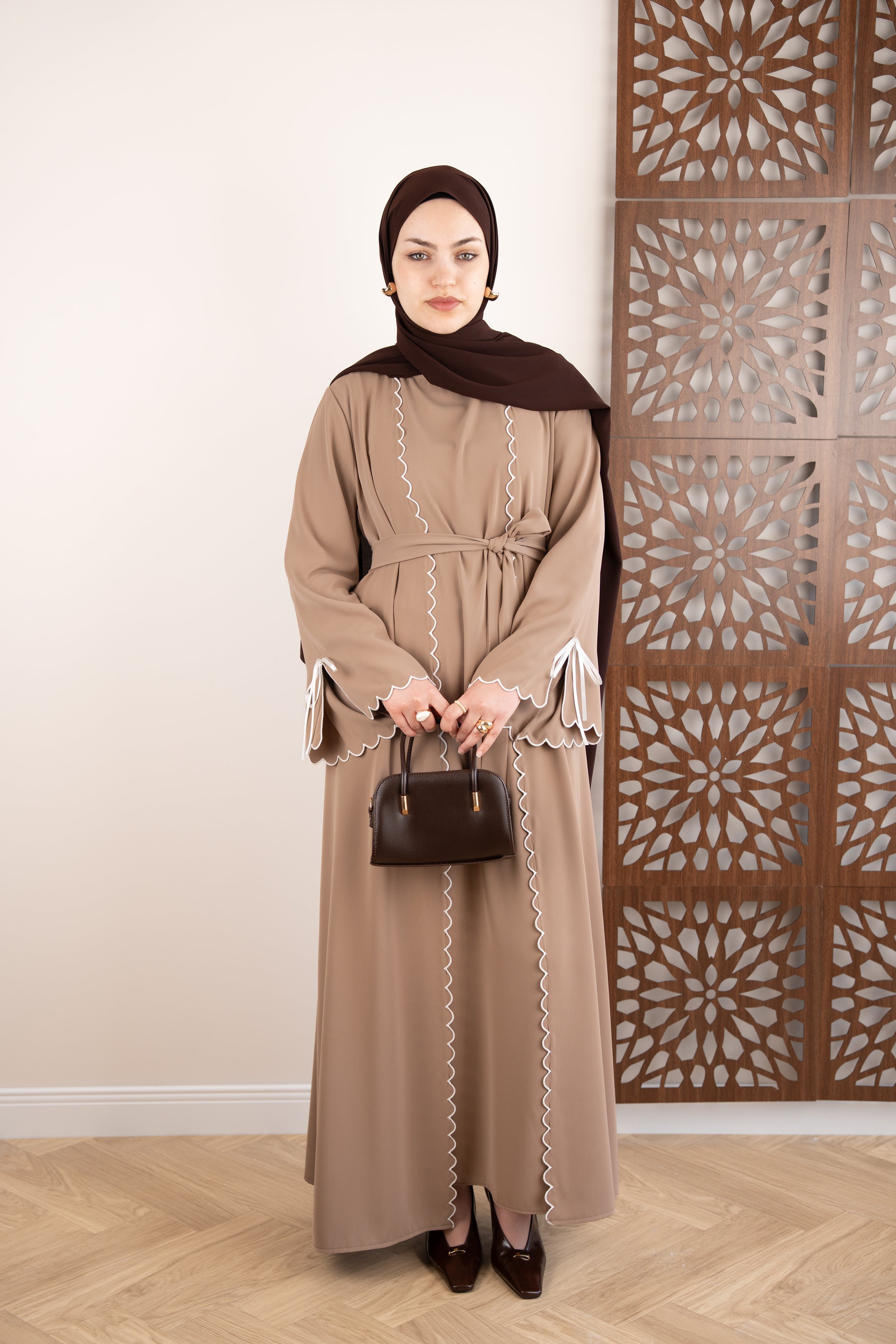 Touch Abaya Takım BEJ