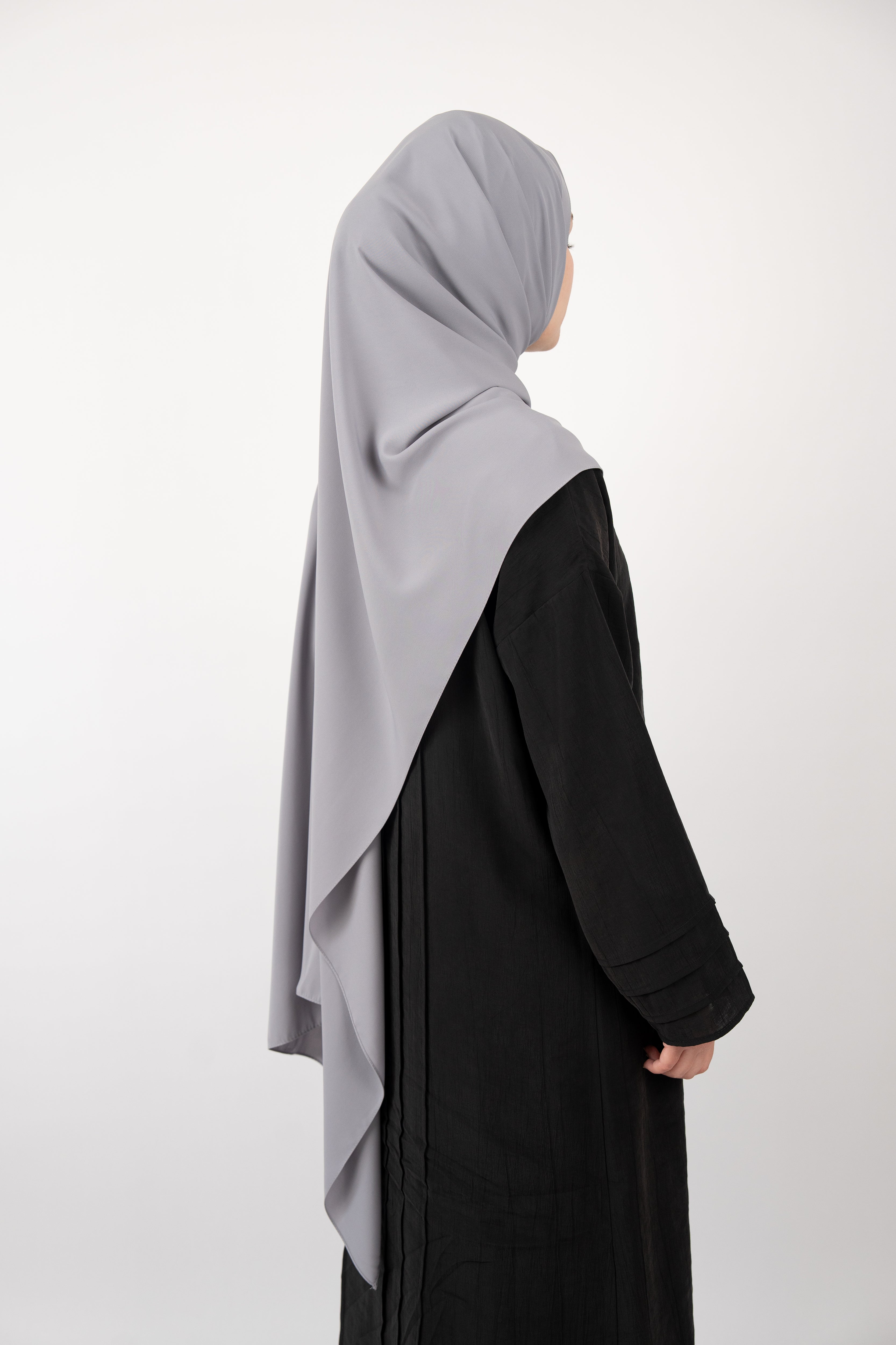 Medine İpeği Şal AÇIK GRİ