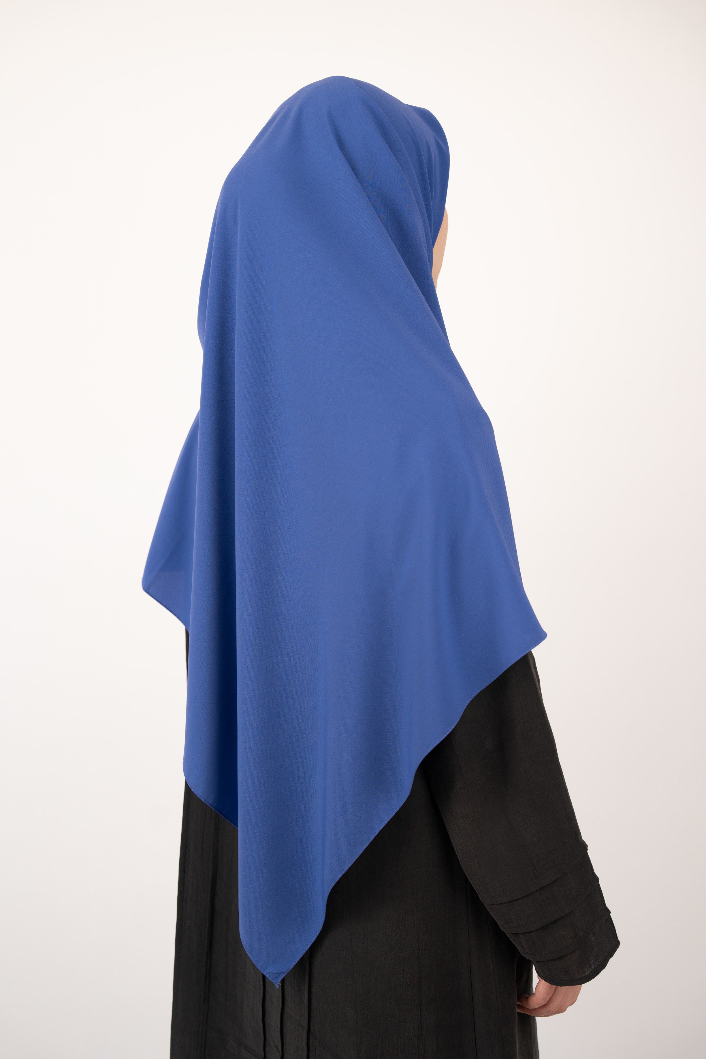 Medine İpeği Eşarp KOT MAVİ