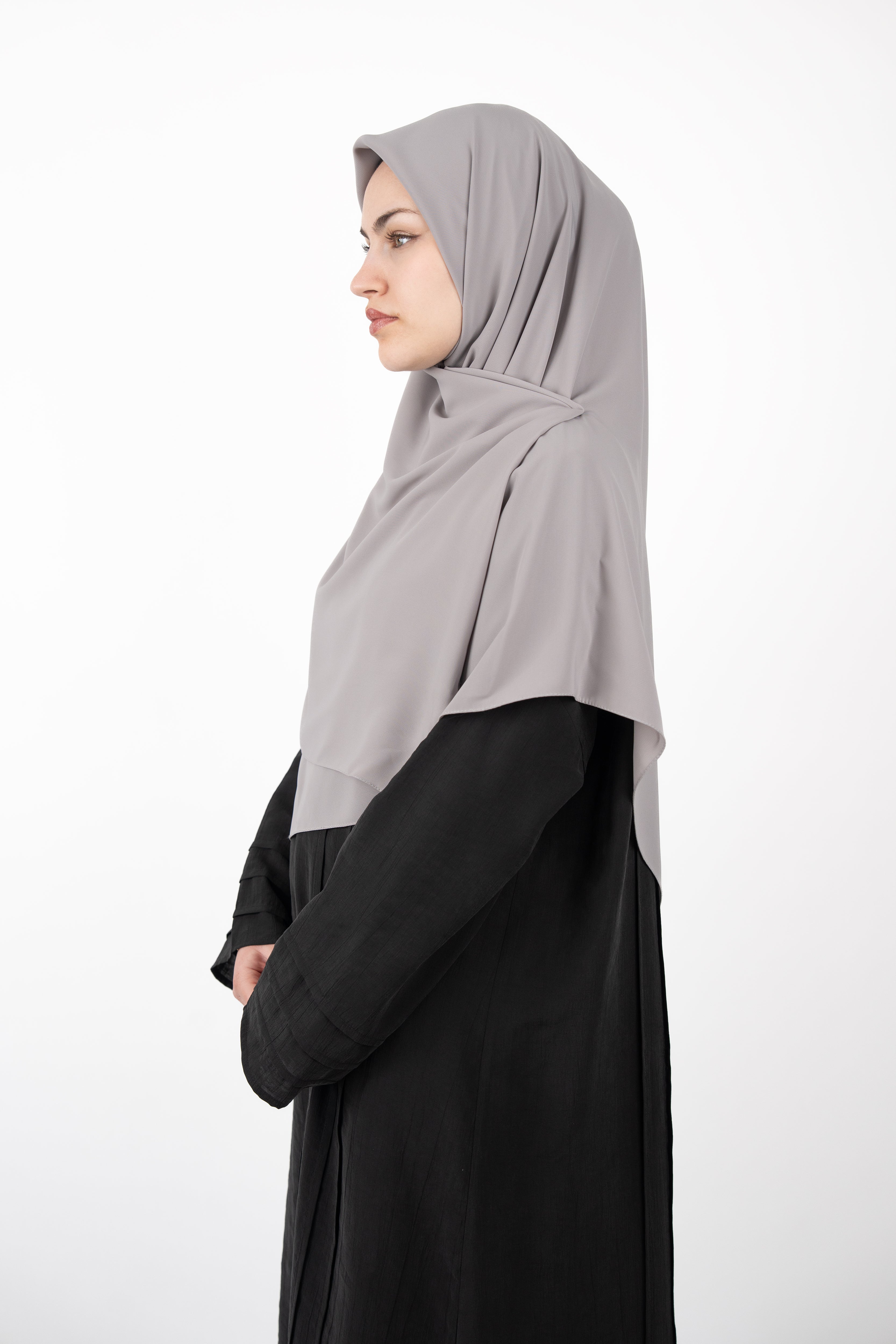 Medine İpeği Eşarp AÇIK GRİ