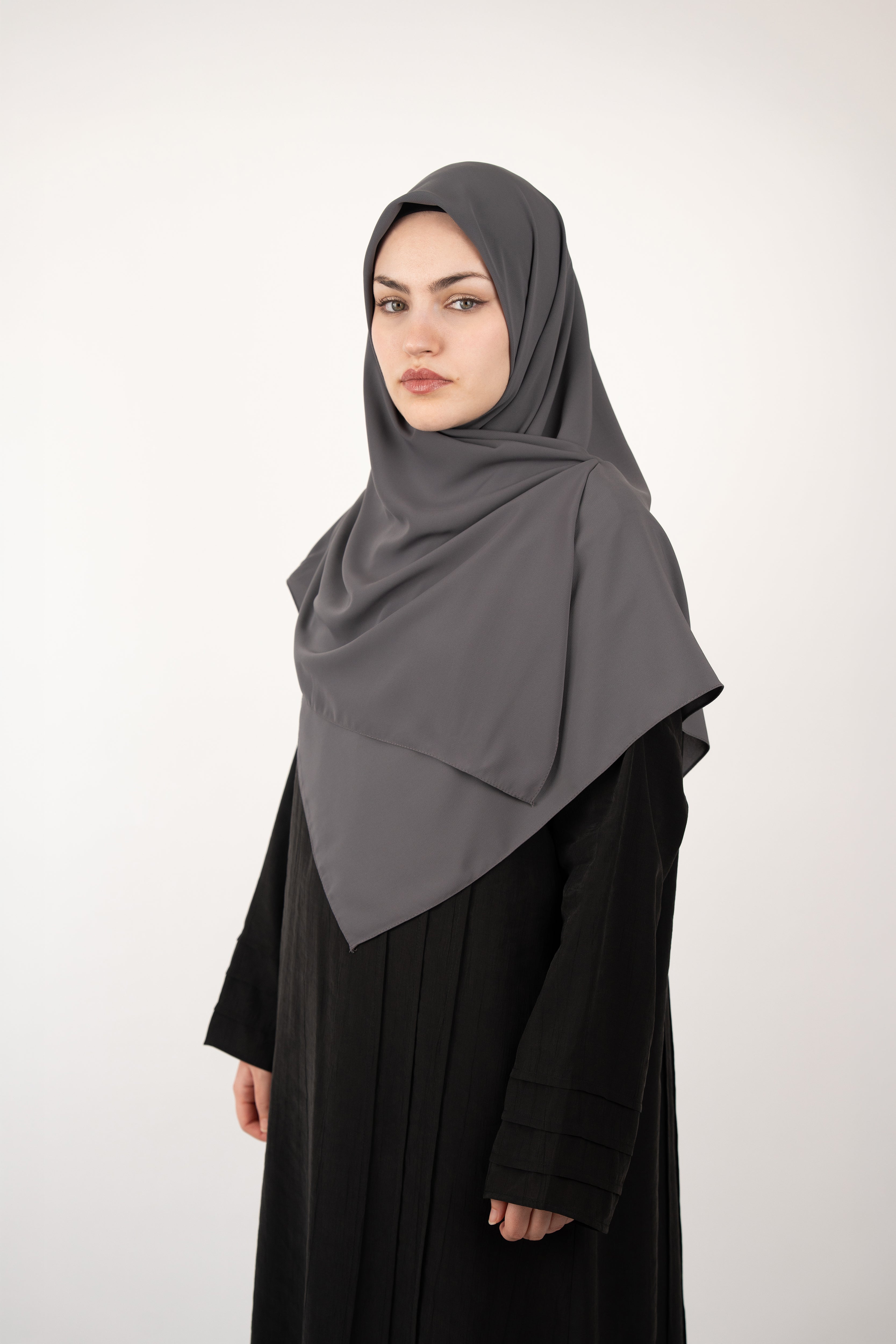 Medine İpeği Eşarp GRİ