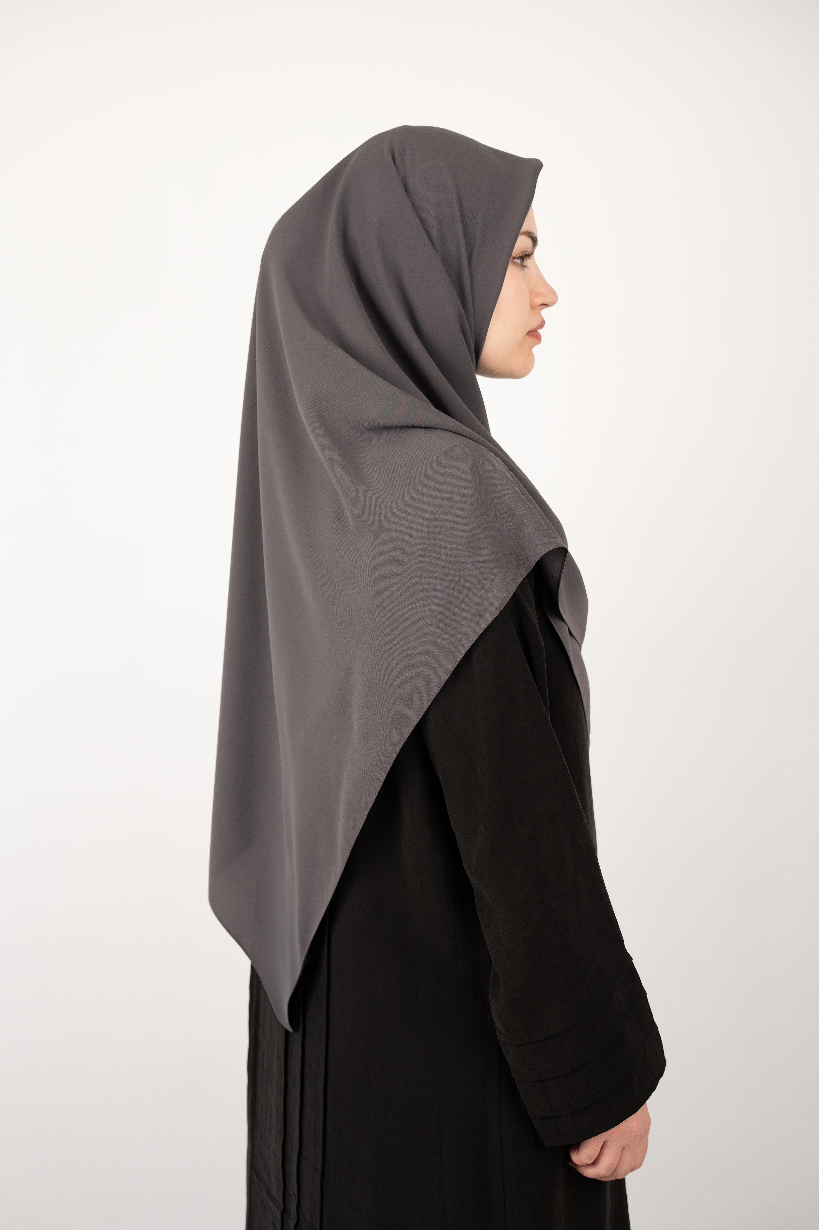 Medine İpeği Eşarp GRİ