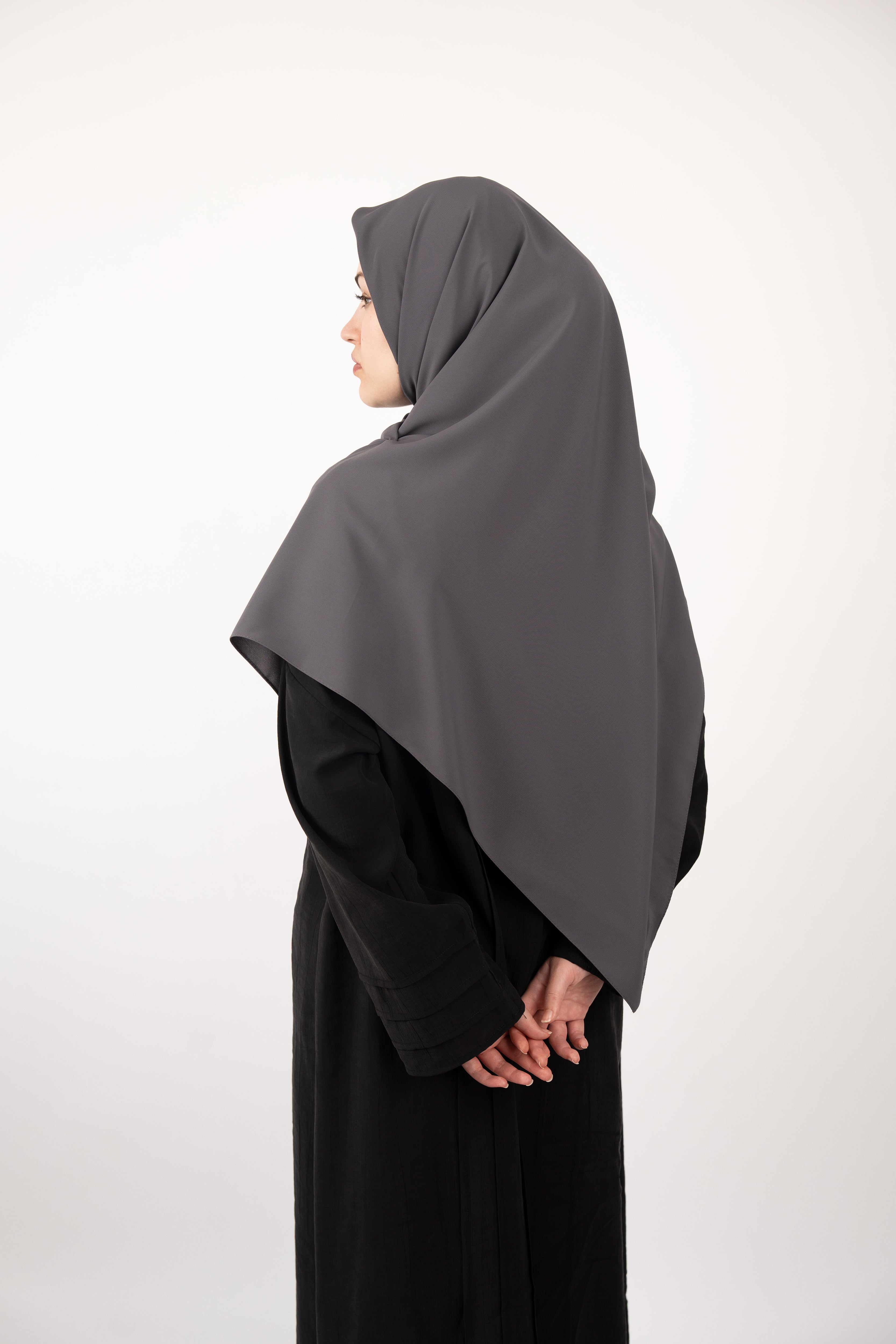 Medine İpeği Eşarp GRİ