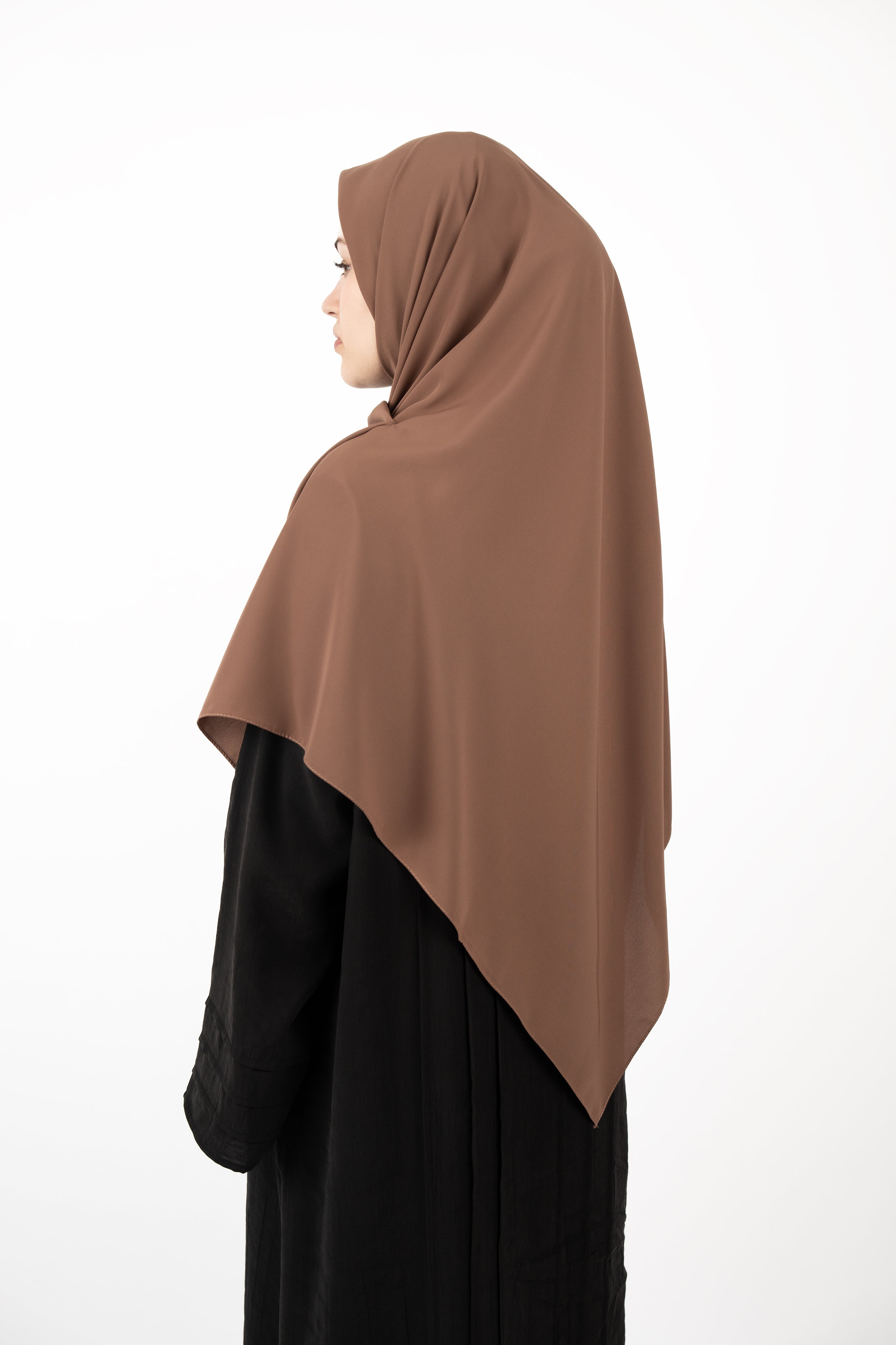 Medine İpeği Eşarp TOZLU KAHVE