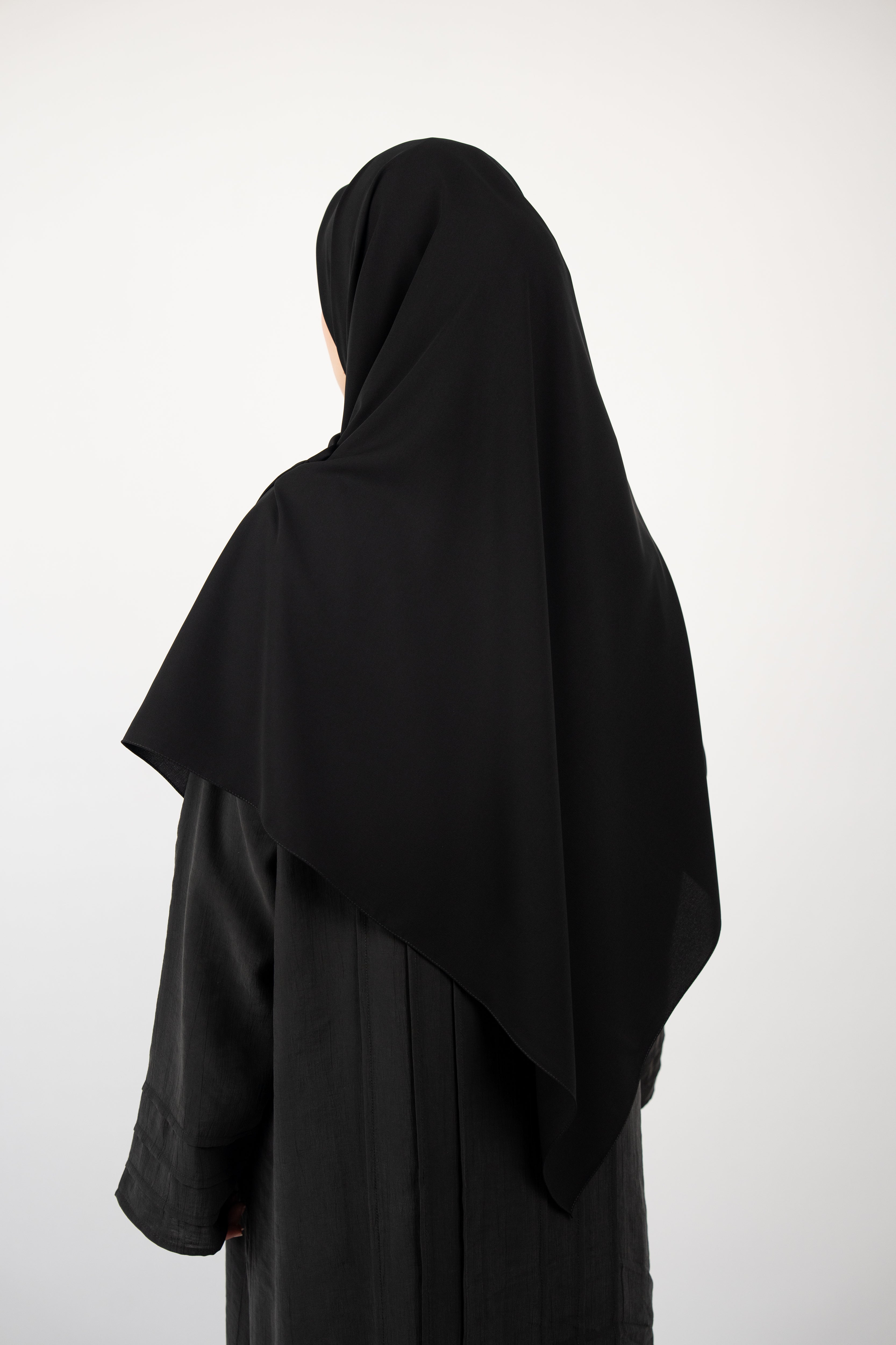 Medine İpeği Eşarp SİYAH