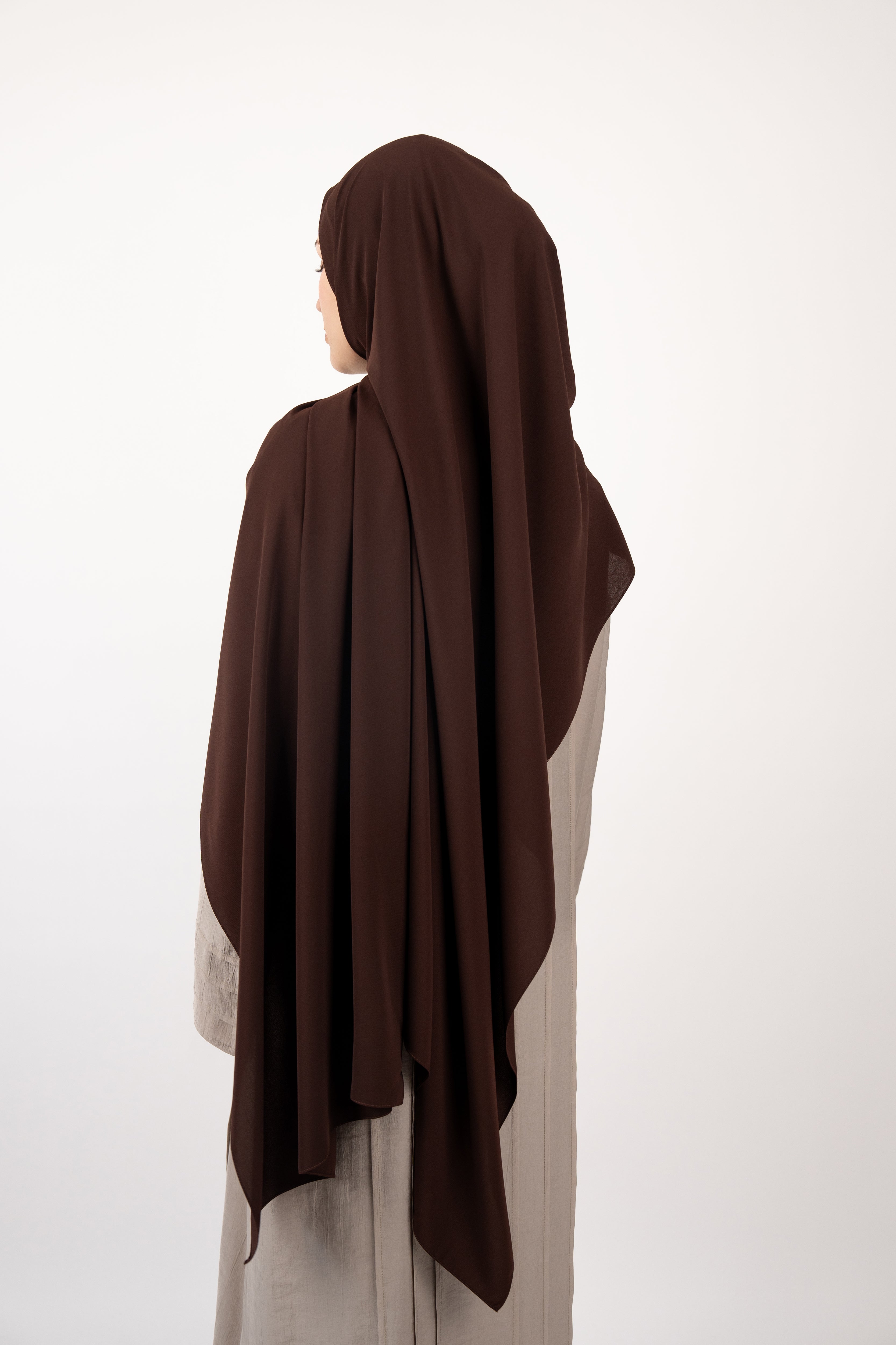 Medine İpeği Şal ACI KAHVE