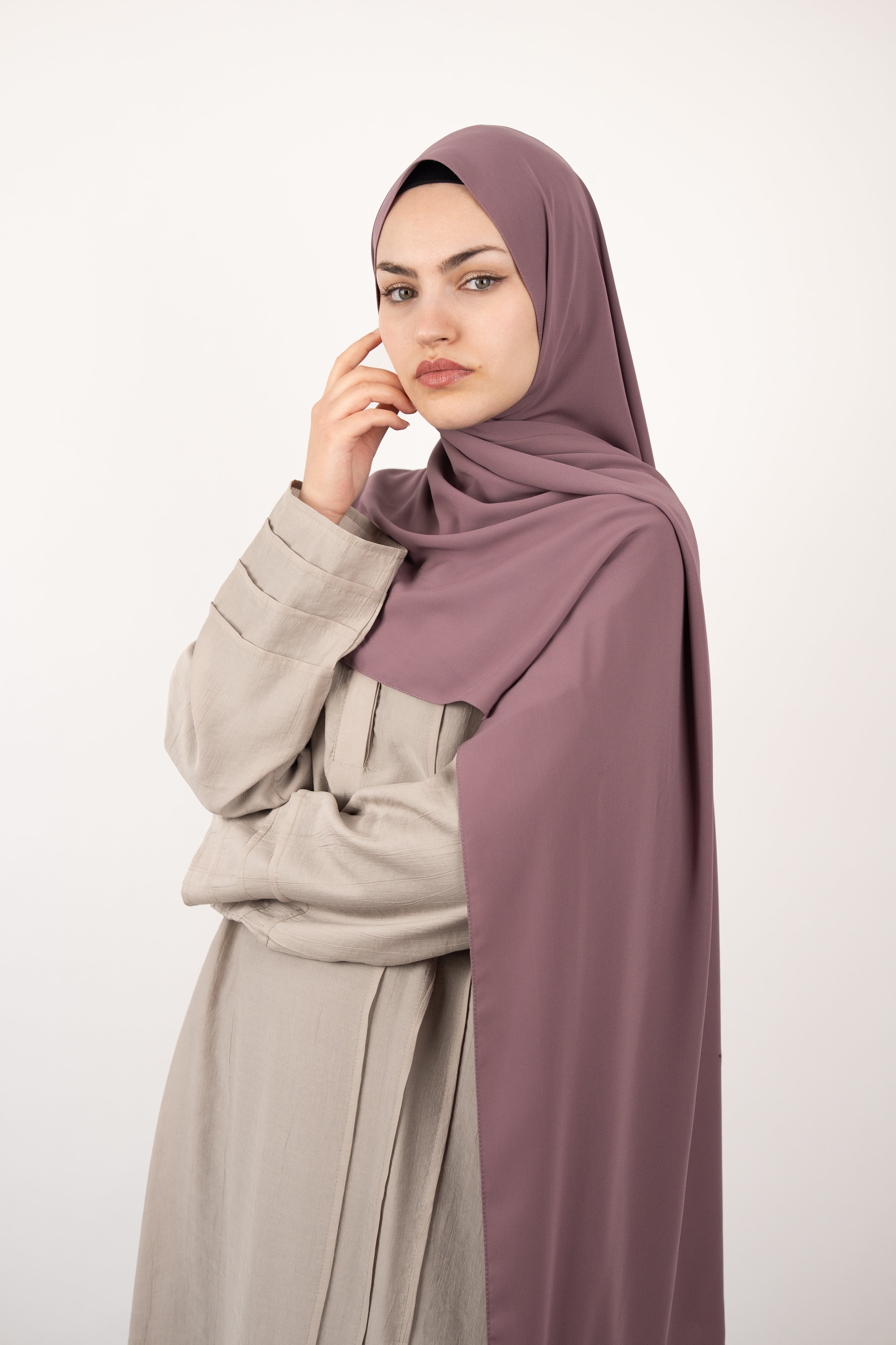 Medine İpeği Şal LAVANTA