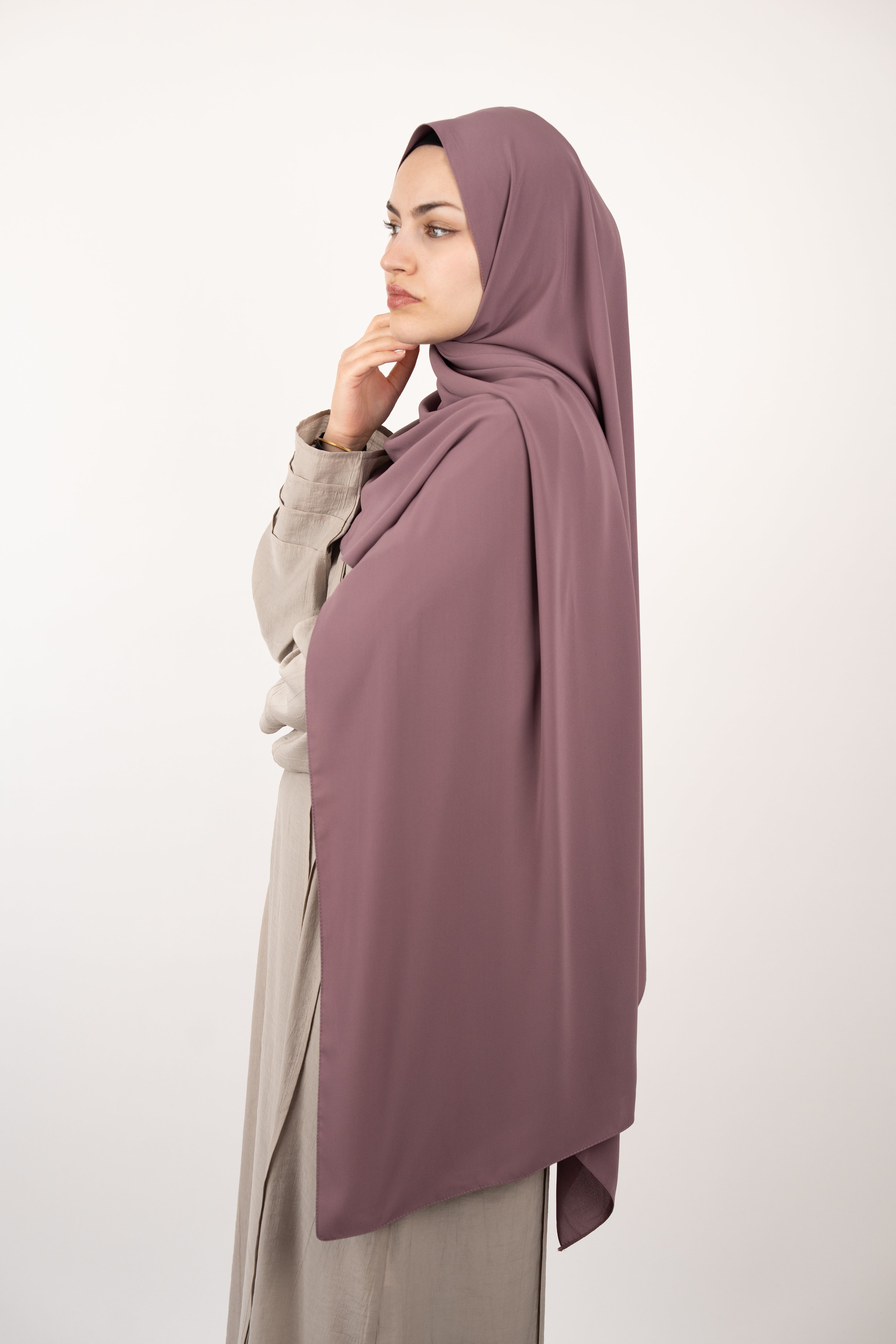 Medine İpeği Şal LAVANTA