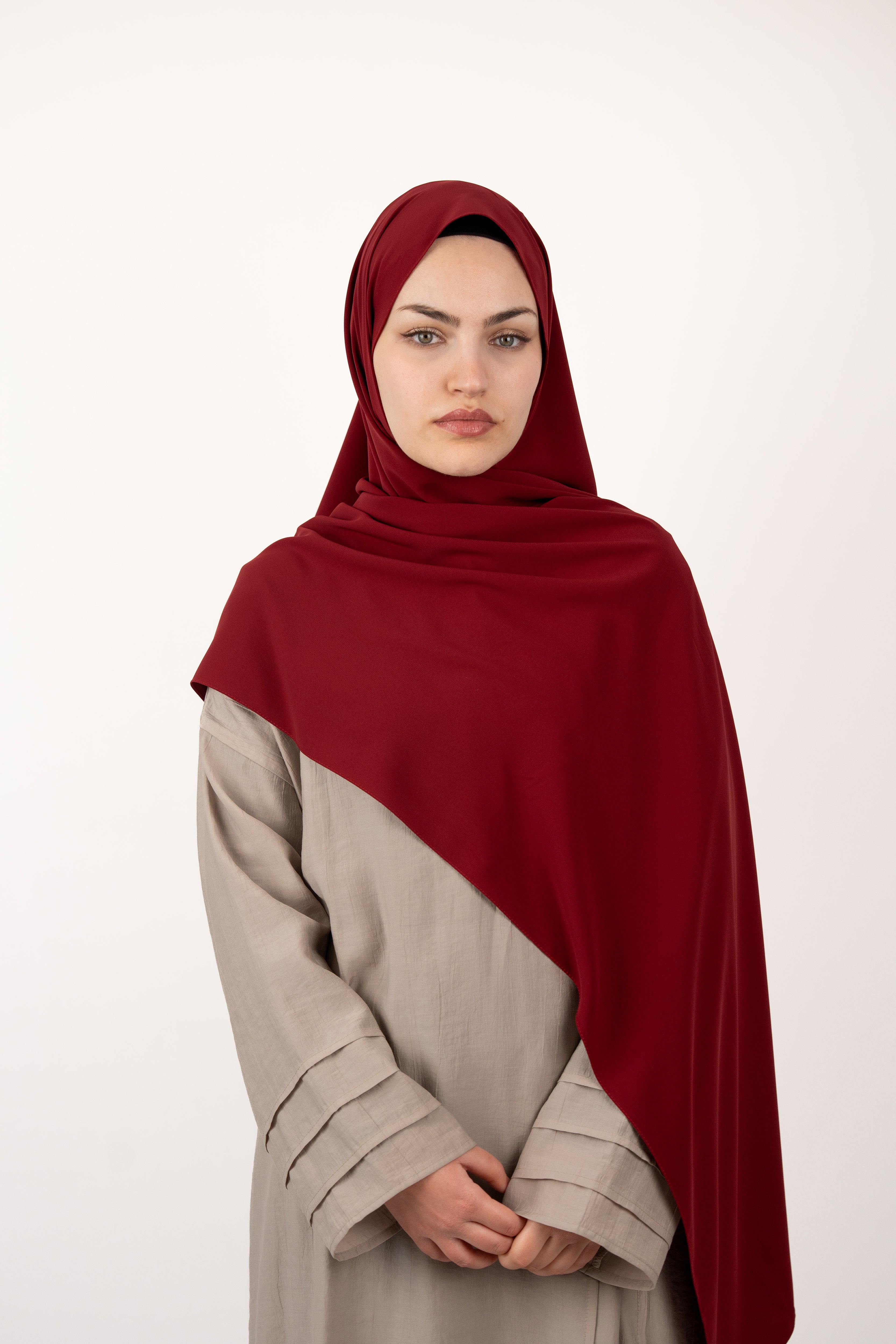 Medine İpeği Şal BORDO