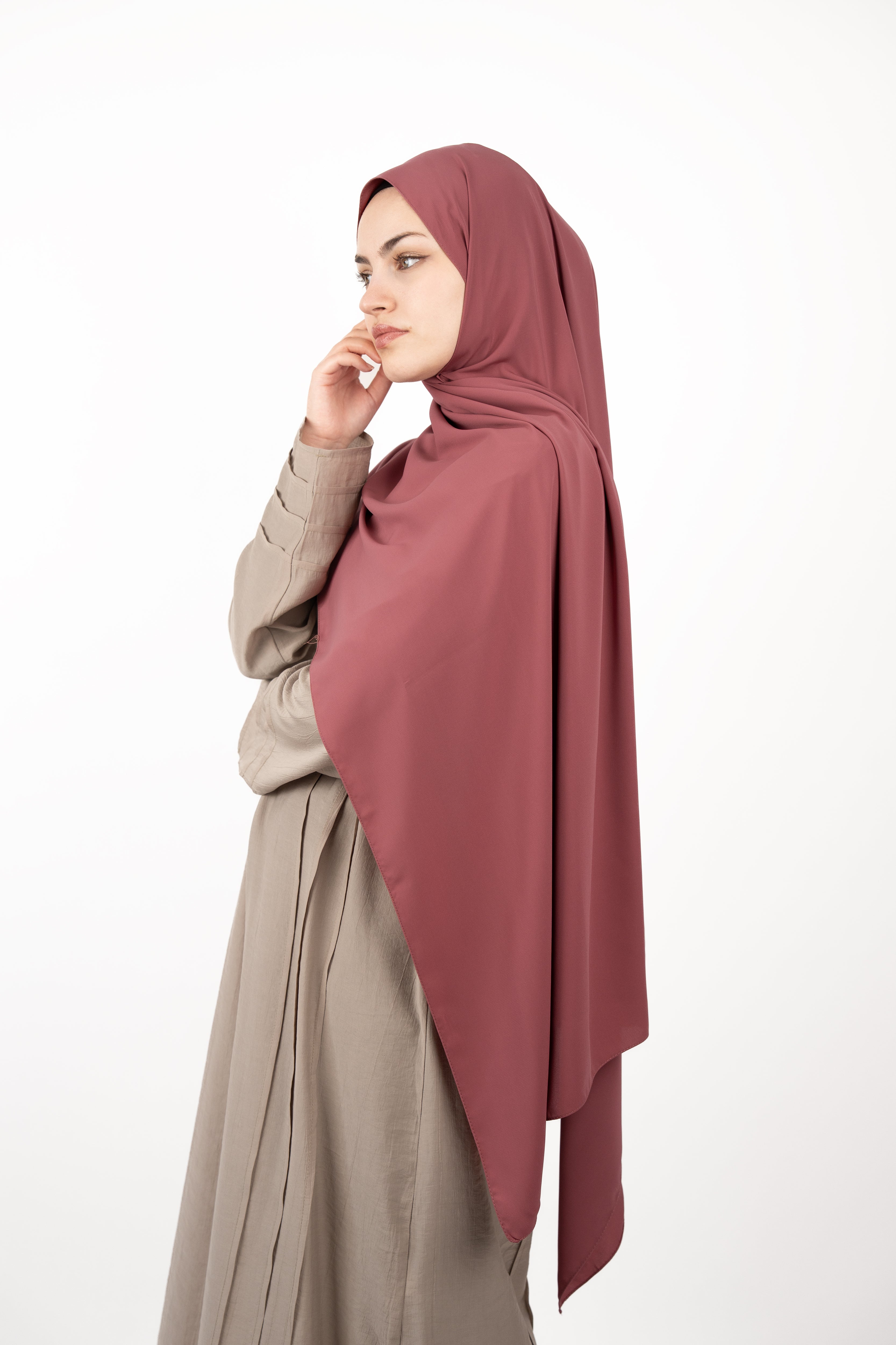 Medine İpeği Şal GÜL KURUSU