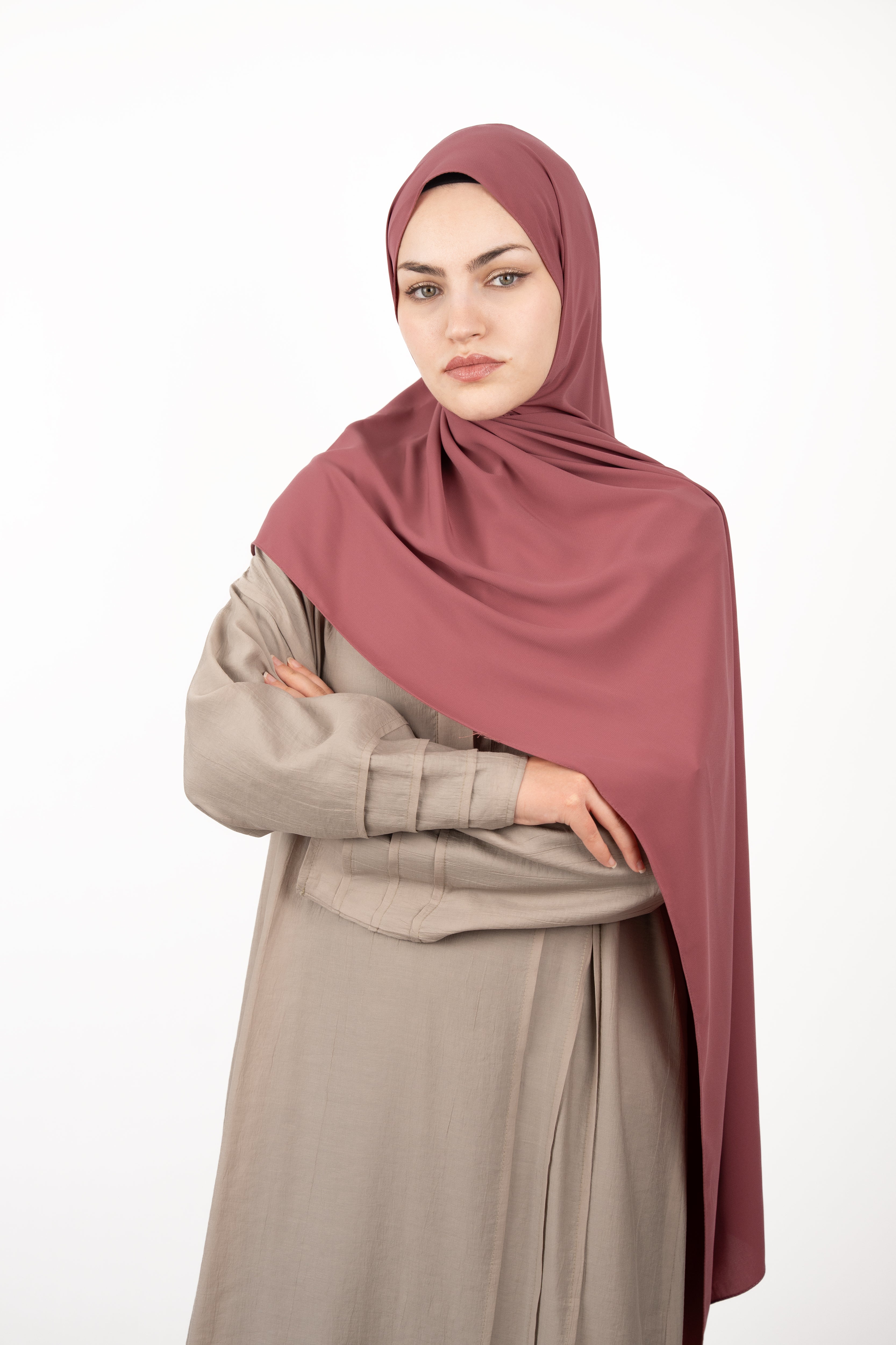 Medine İpeği Şal GÜL KURUSU