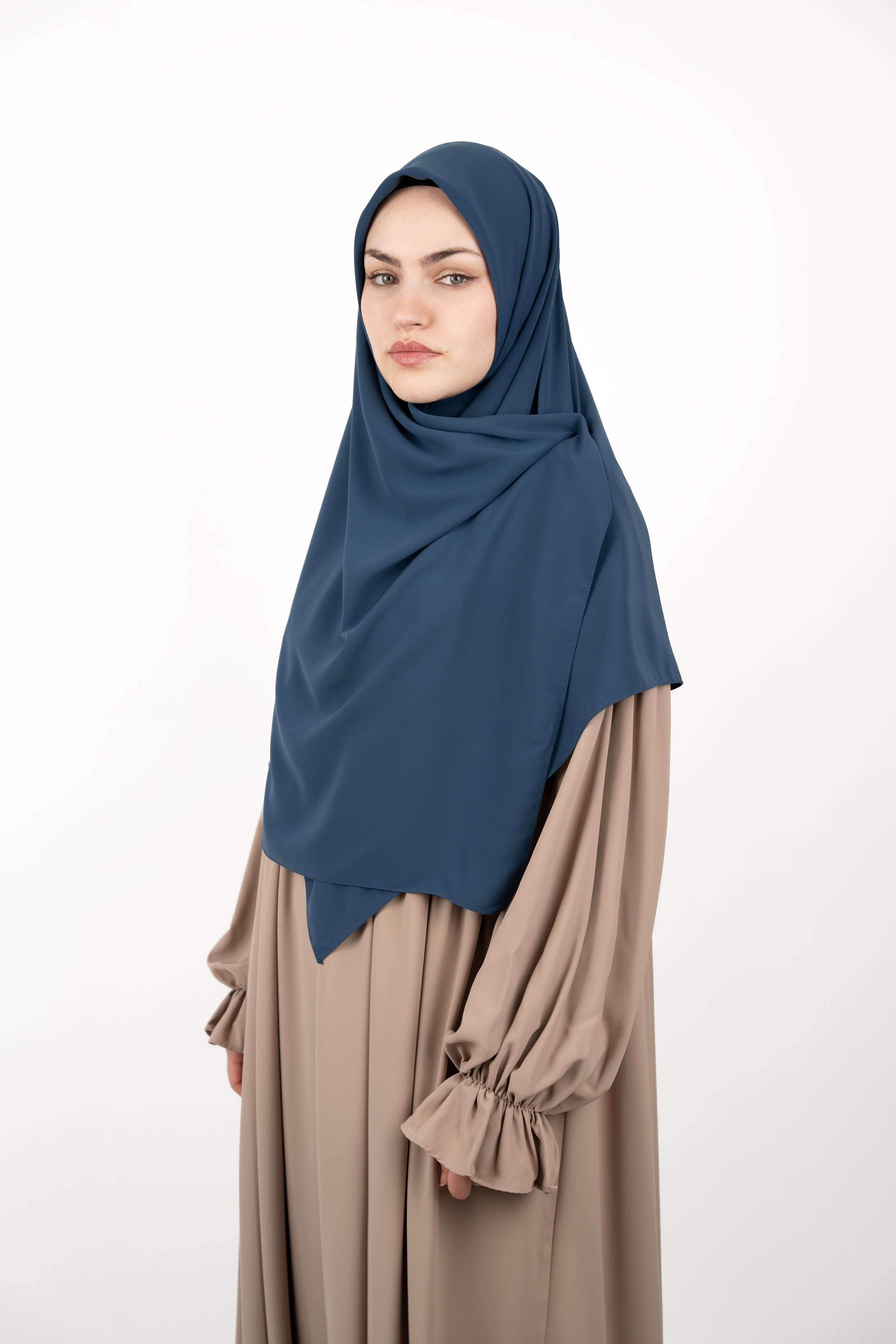 Medine İpeği Eşarp İNDİGO